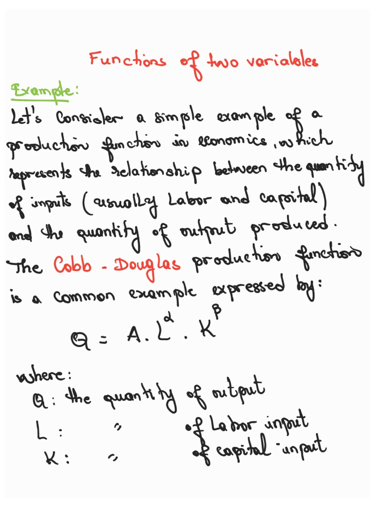 Pm 30 november 1 - Notes from the class cours - Functions of two ...