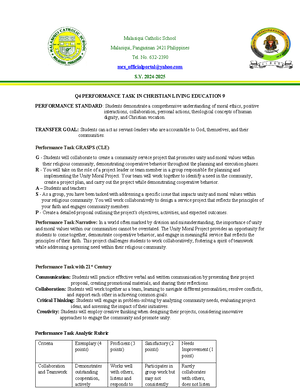 Assessment Learning 2: Reviewer - CHAPTER 1 ASSESSMENT AS AN INTEGRAL ...