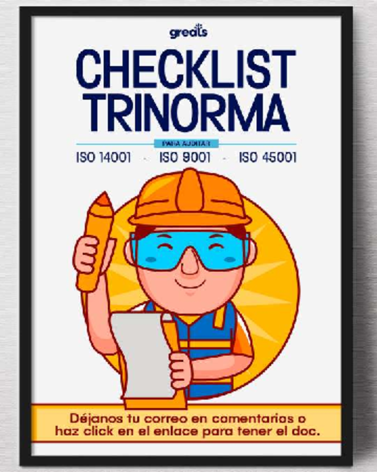 Checklist Trinorma para Auditoría ISO 14001, 9001 y 45001 - Studocu