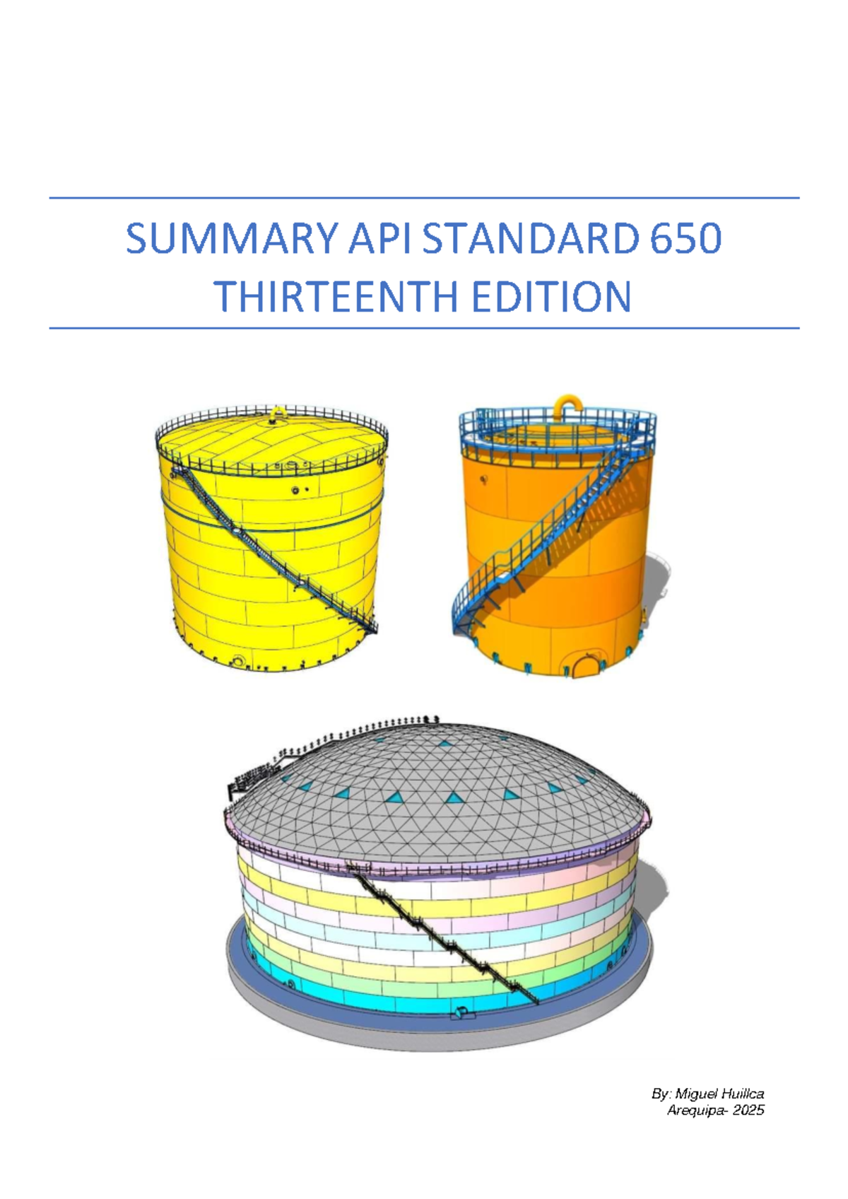 API 650 Summary: Key Points from the 13th Edition Standards - Studocu