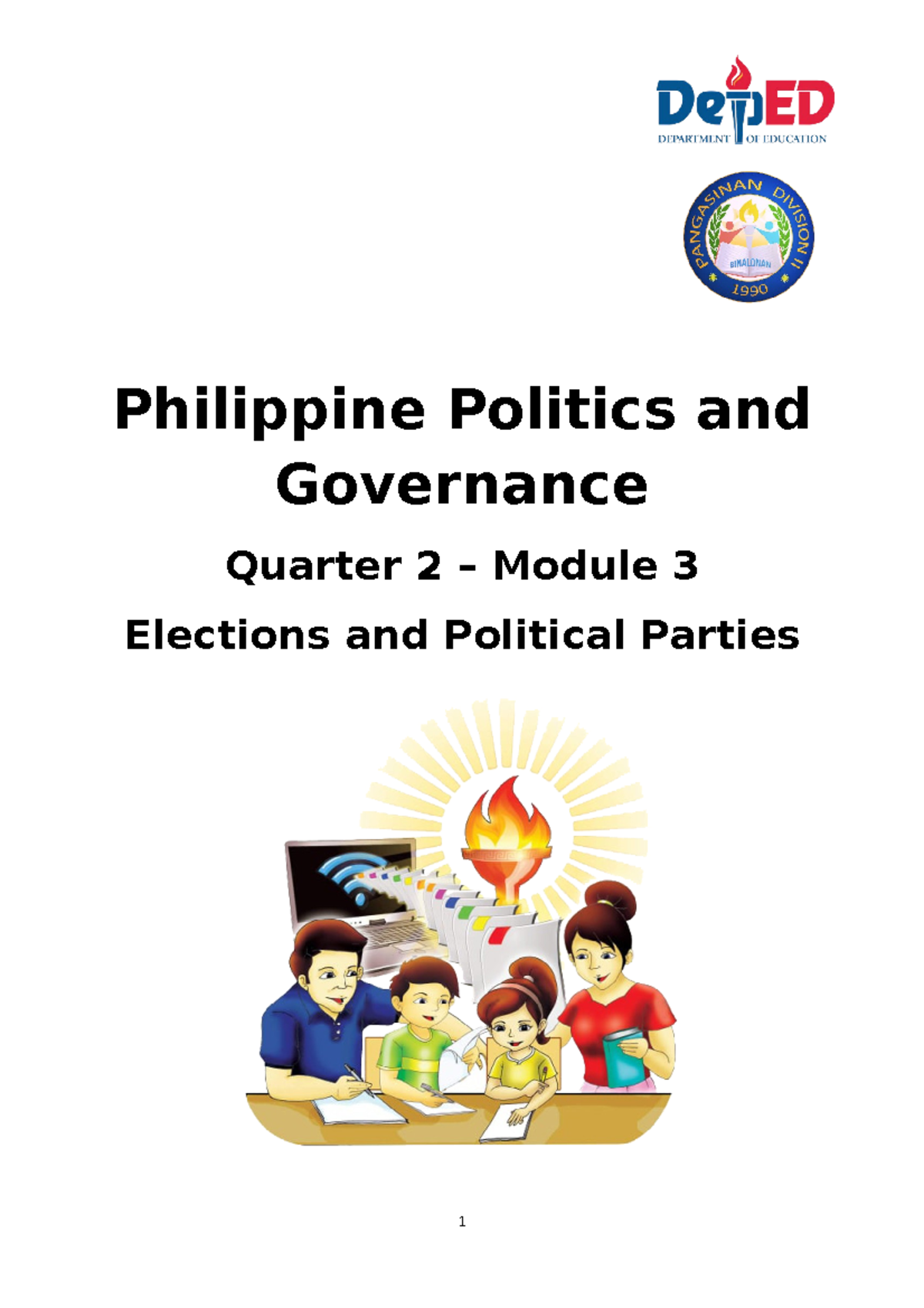 PPG Q2 M3: Elections & Political Parties in Philippine Governance - Studocu