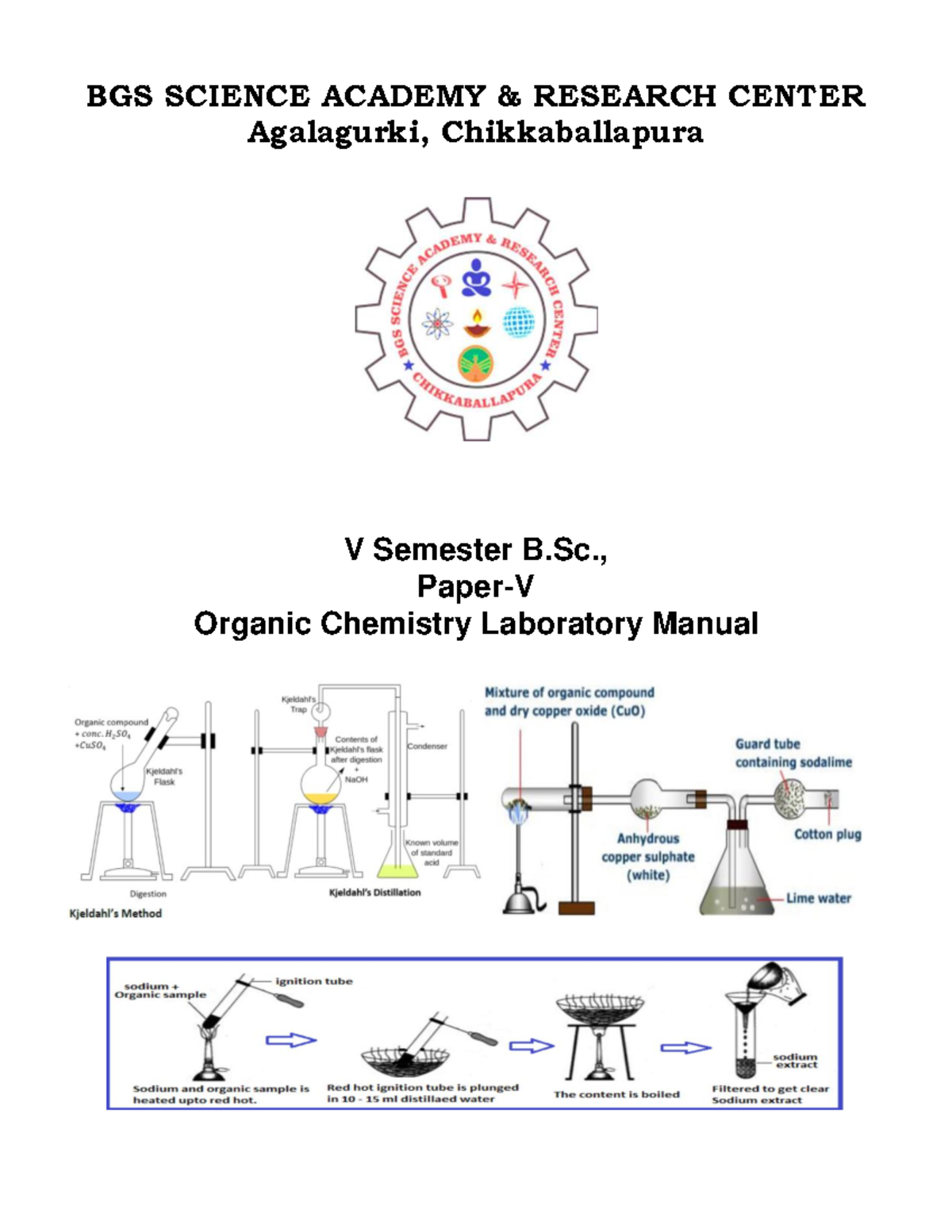 Organic Analysis V Sem Practical - Systematic Identification of Organic ...