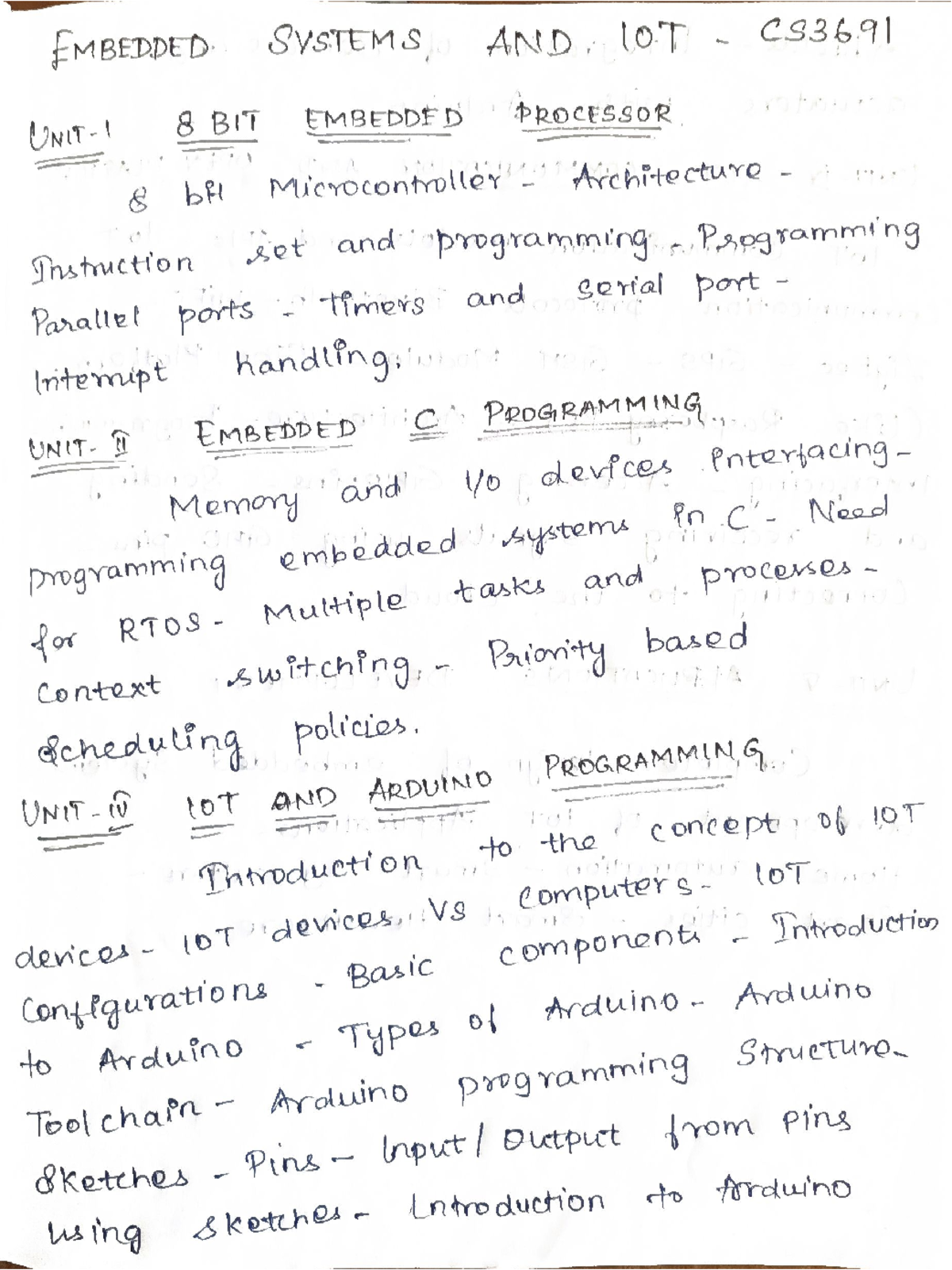 EIOT - Lab Experimental Notes on Embedded IoT Concepts - Studocu