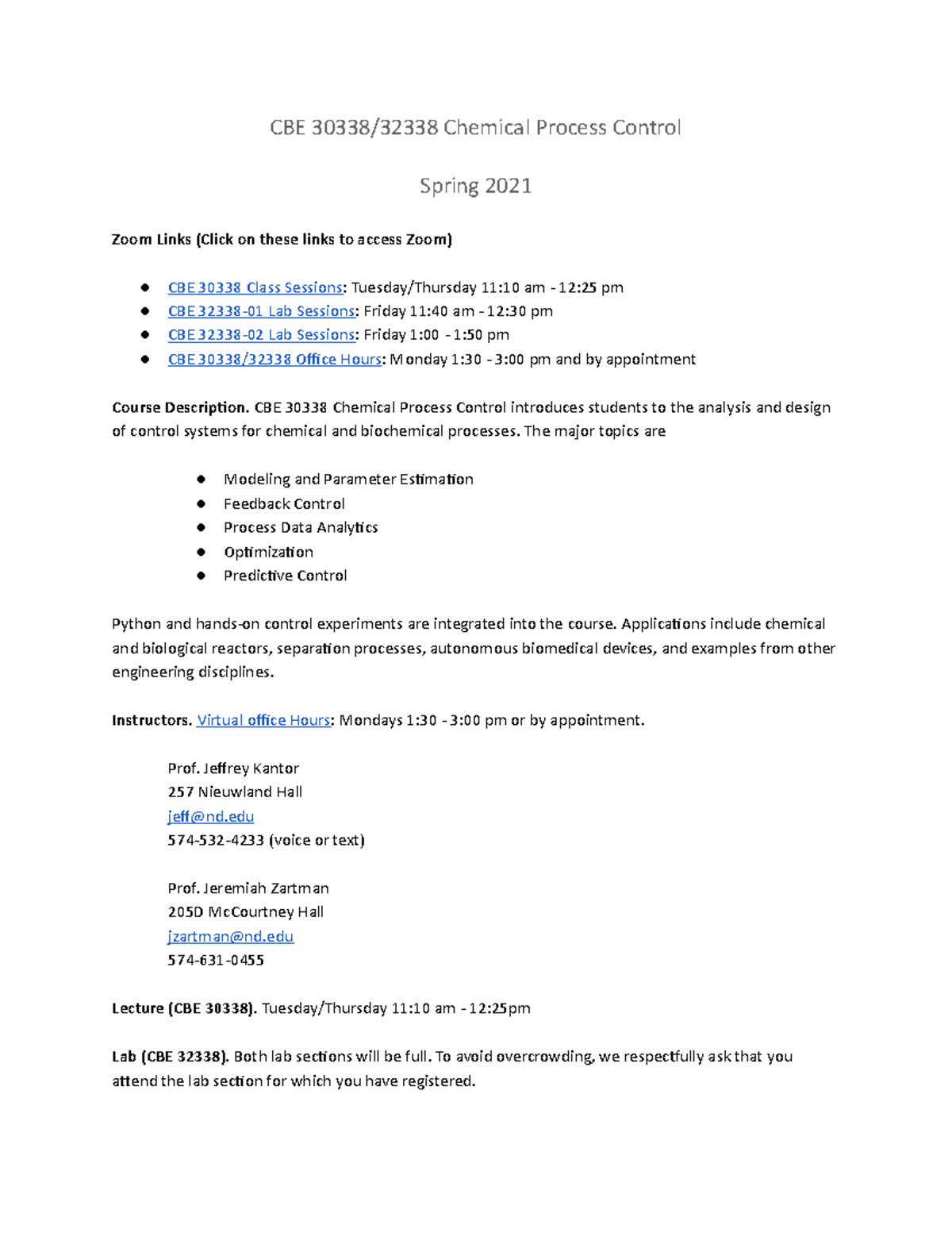 CBE 30338 32338 2021 Syllabus - CBE 30338/32338 Chemical Process ...