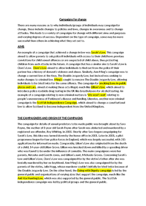 AC3.1, AC3.2, AC3 - Model Answer for WJEC Criminology Unit 1: Changing ...