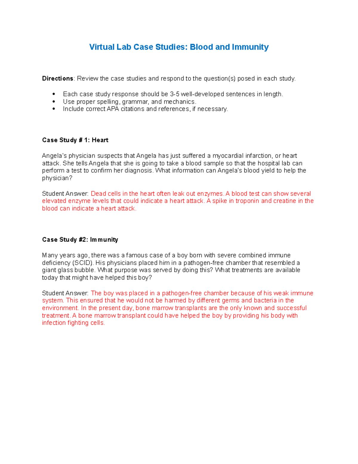 AHP106 Wk4 Virtual Lab - Anatomy and Physiology lab assignment for week ...