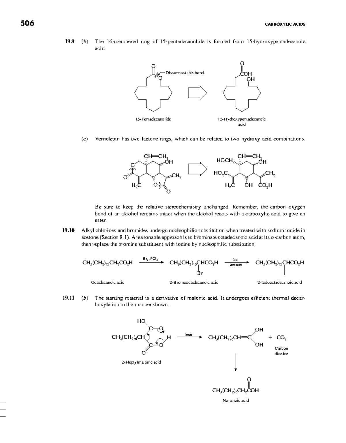 Organic Chemistry 4th Ed: Carboxylic Acids & Reactions (506) - Studocu