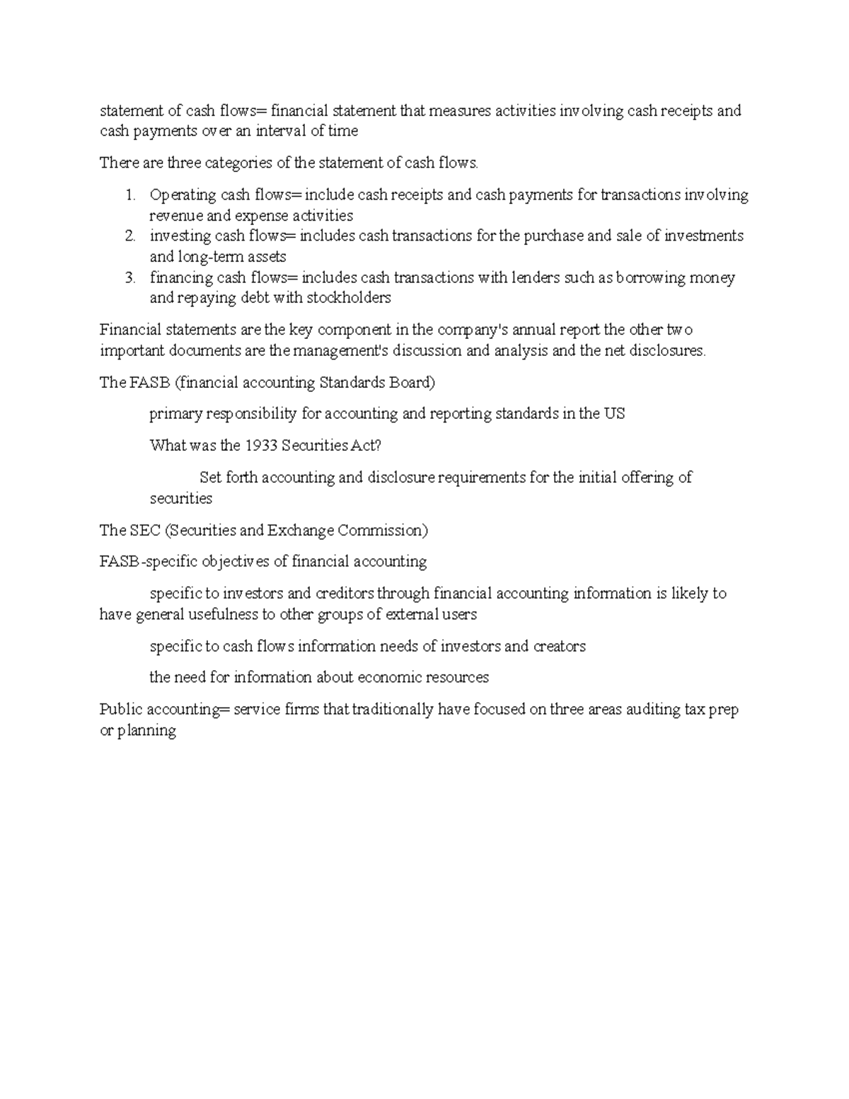 Accounting 3: Overview of Cash Flow Statement and Related Concepts ...