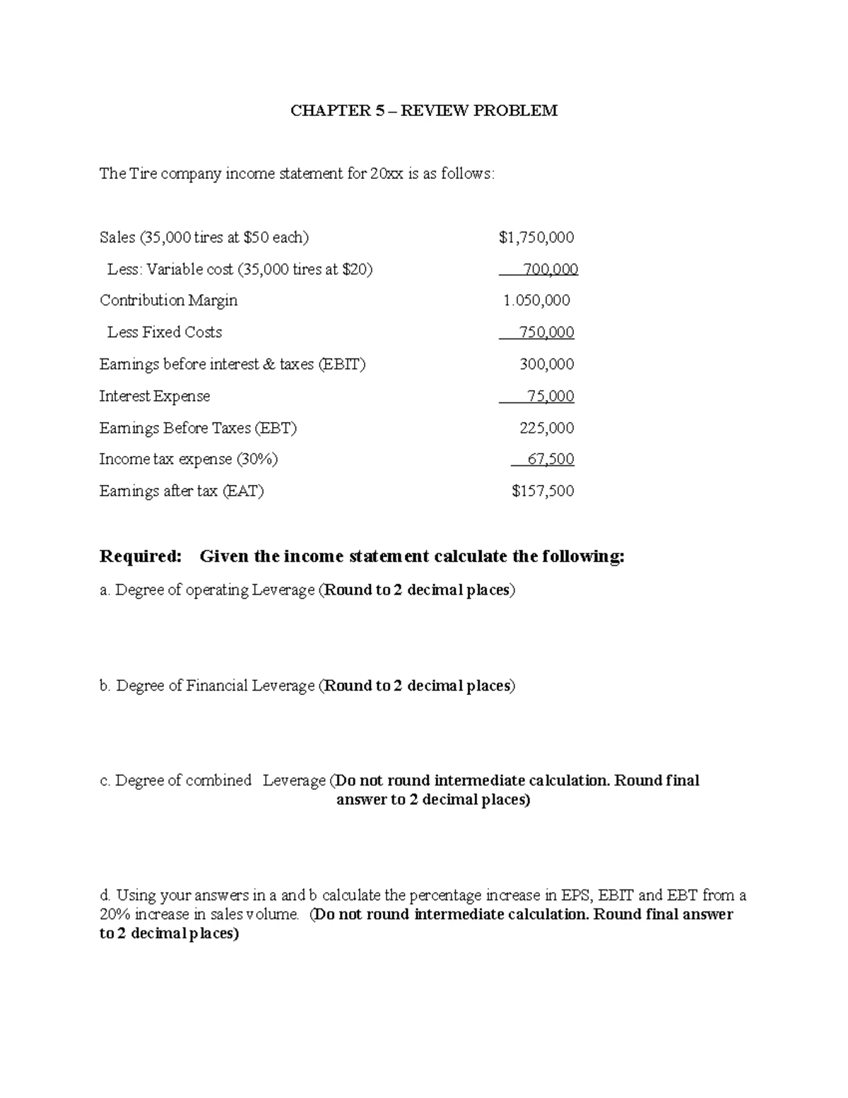 Chapter 2 - Financial Statement Analysis Practice - Studocu