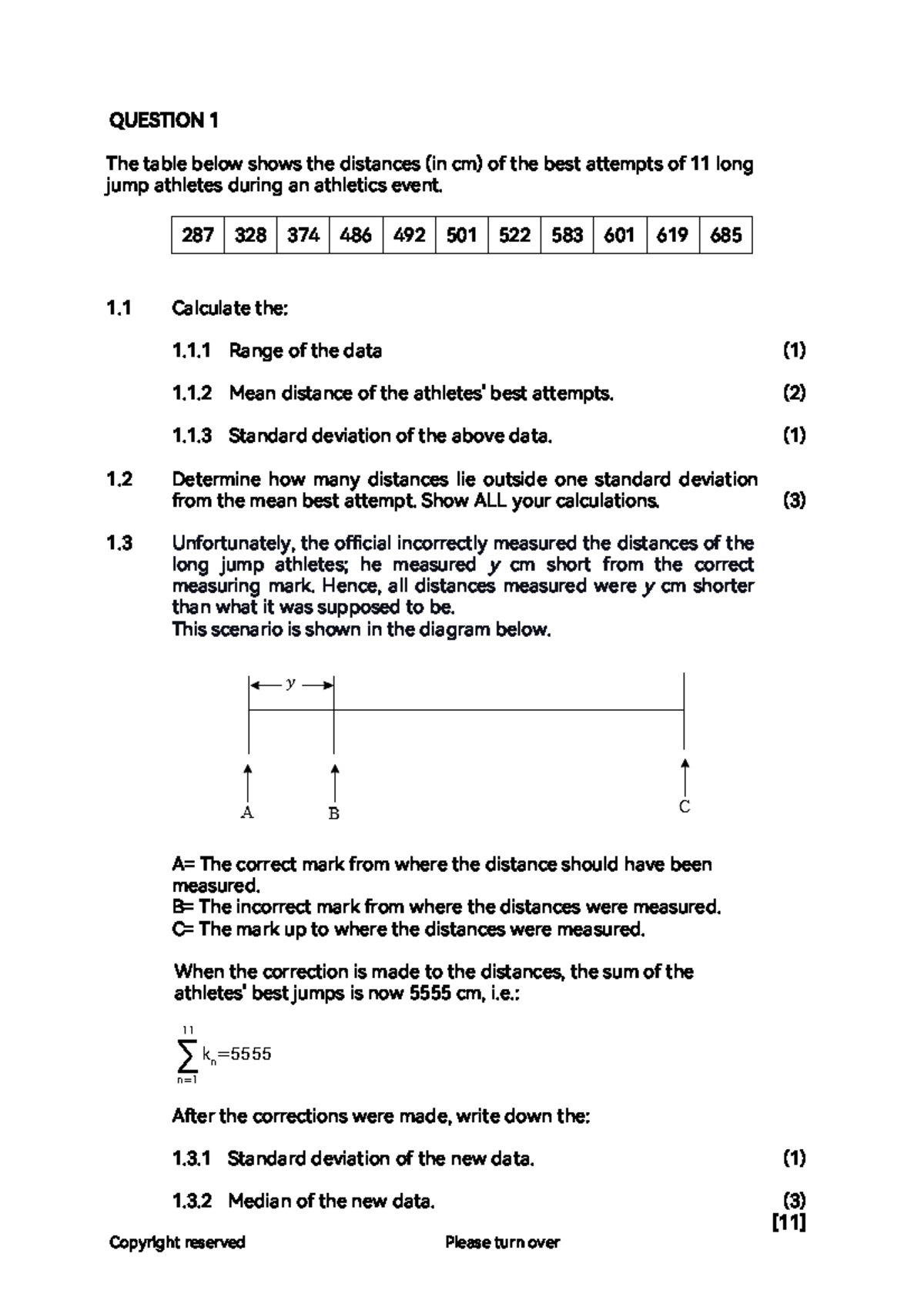 Homework Paper 104308 - Long Jump & Netball Statistics Analysis - Studocu