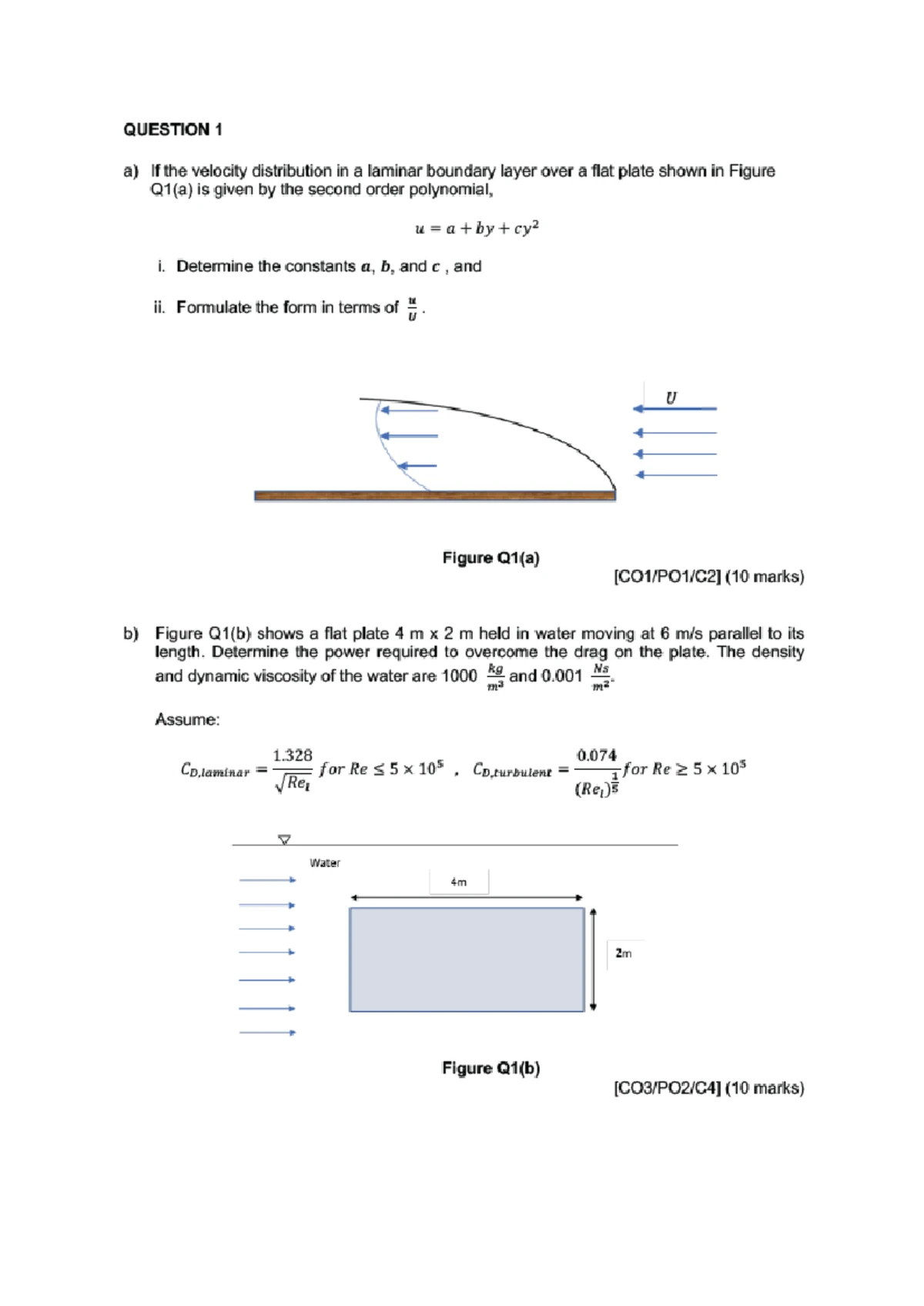 MEC442 Fluid Mechanics II Group Assignment 1 (April-August 2025) - Studocu