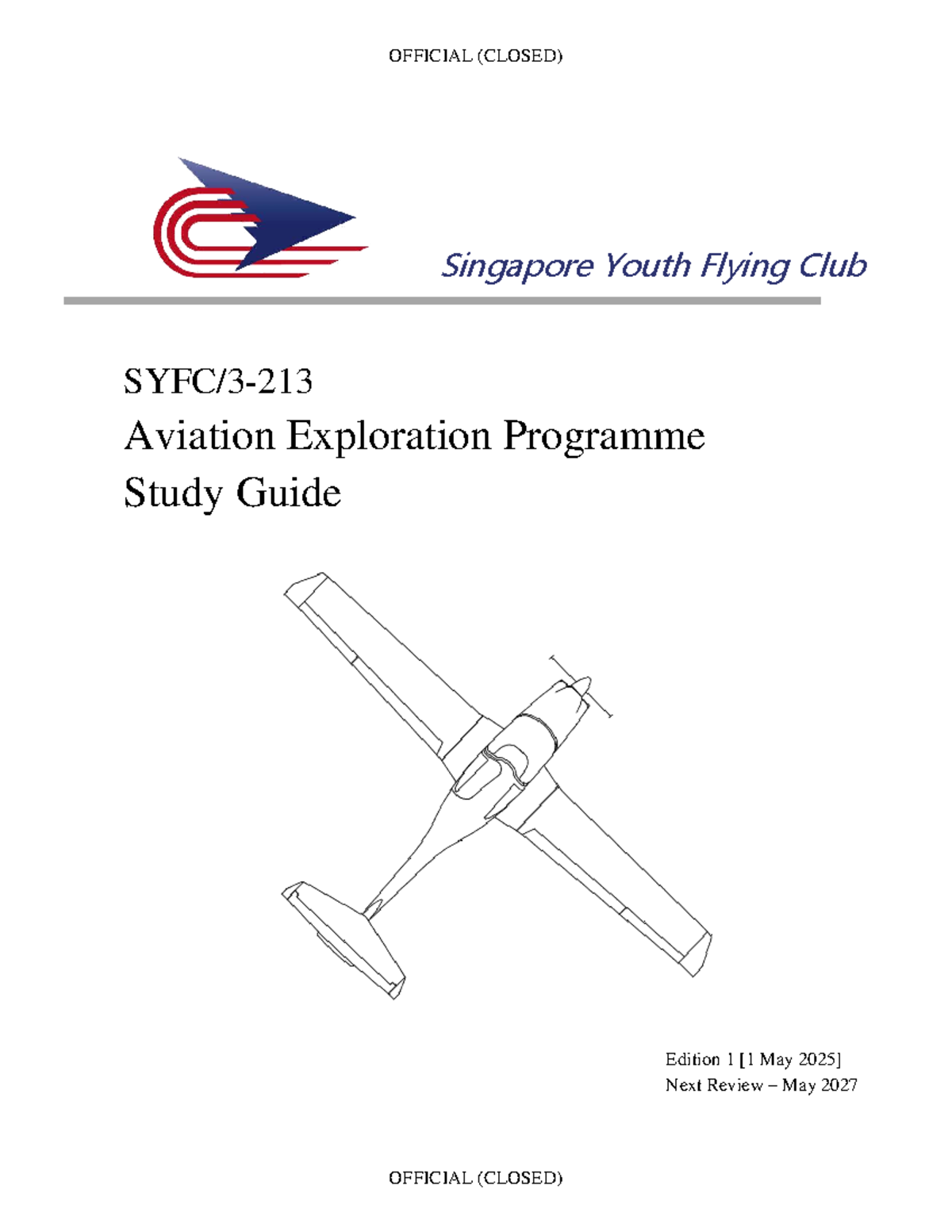 SYFC AVIATION EXPLORATION PROGRAMME STUDY GUIDE - EDITION 1 - Studocu