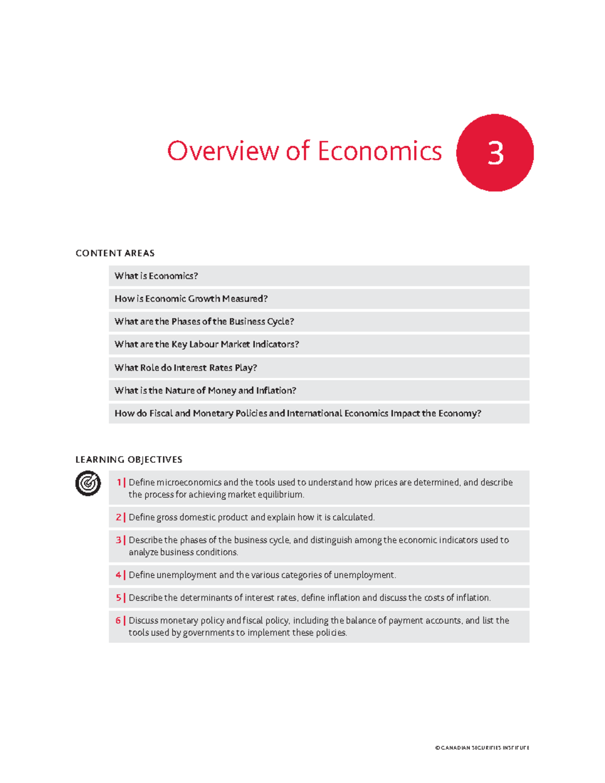 Chapter 3 - na - 3 CONTENT AREAS What is Economics? How is Economic ...