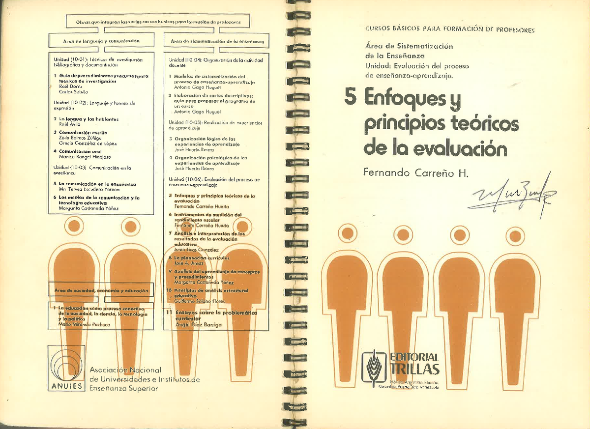 Enfoques y Principios Teóricos de la Evaluación en la Formación Docente CURSOS - Document Preview