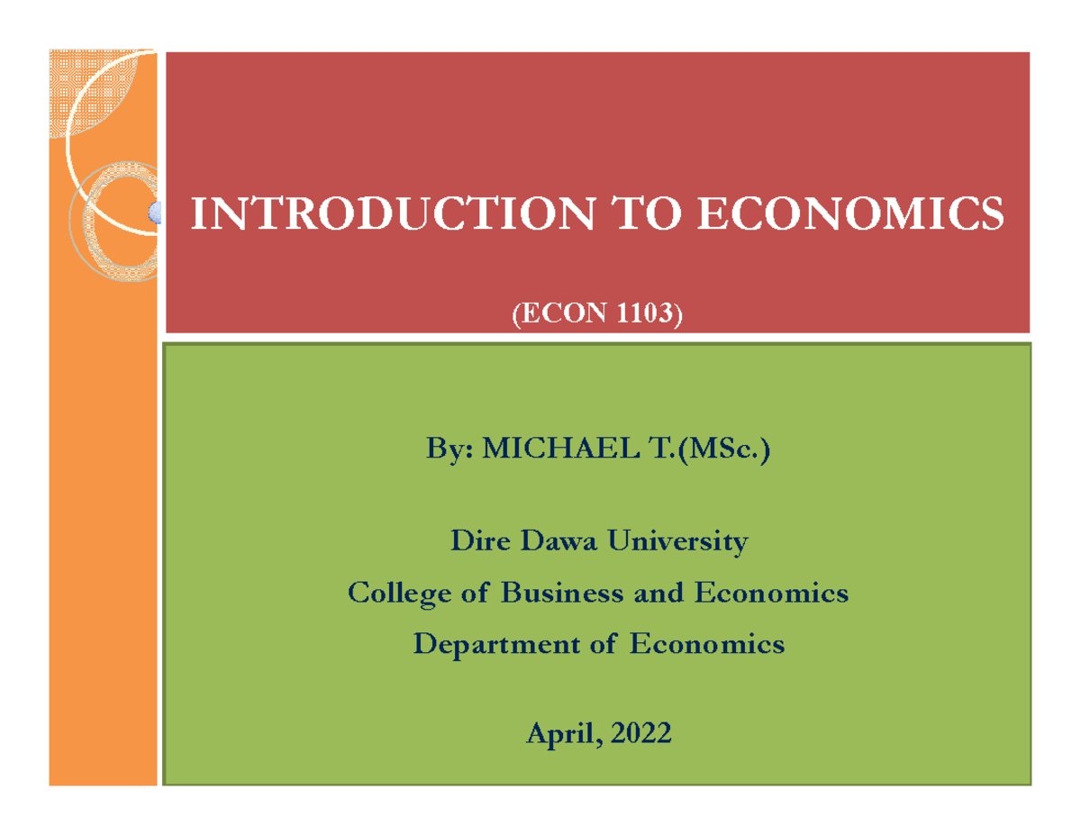 ECON 1103: Chapter 4 - Theory of Production and Cost - Studocu