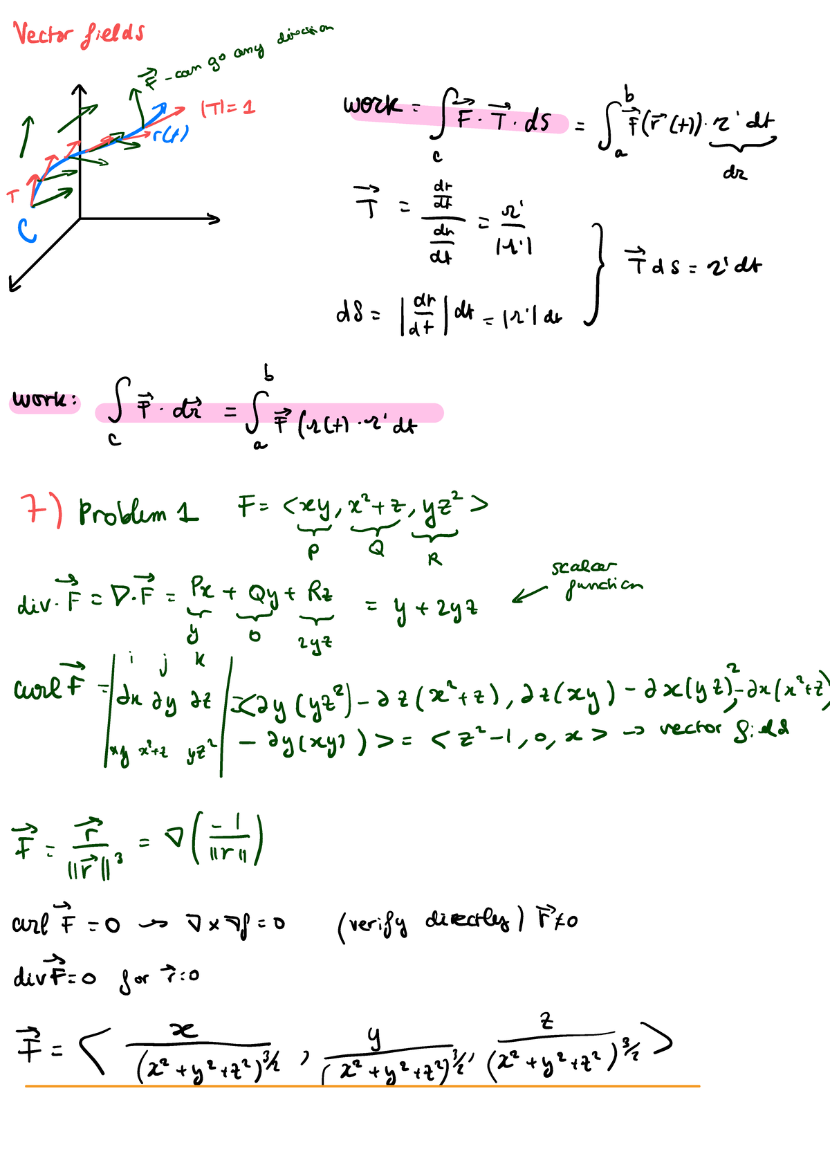 Lectures - lecture - Vector fields disation any M b T E-canIT) = 1 ge ...