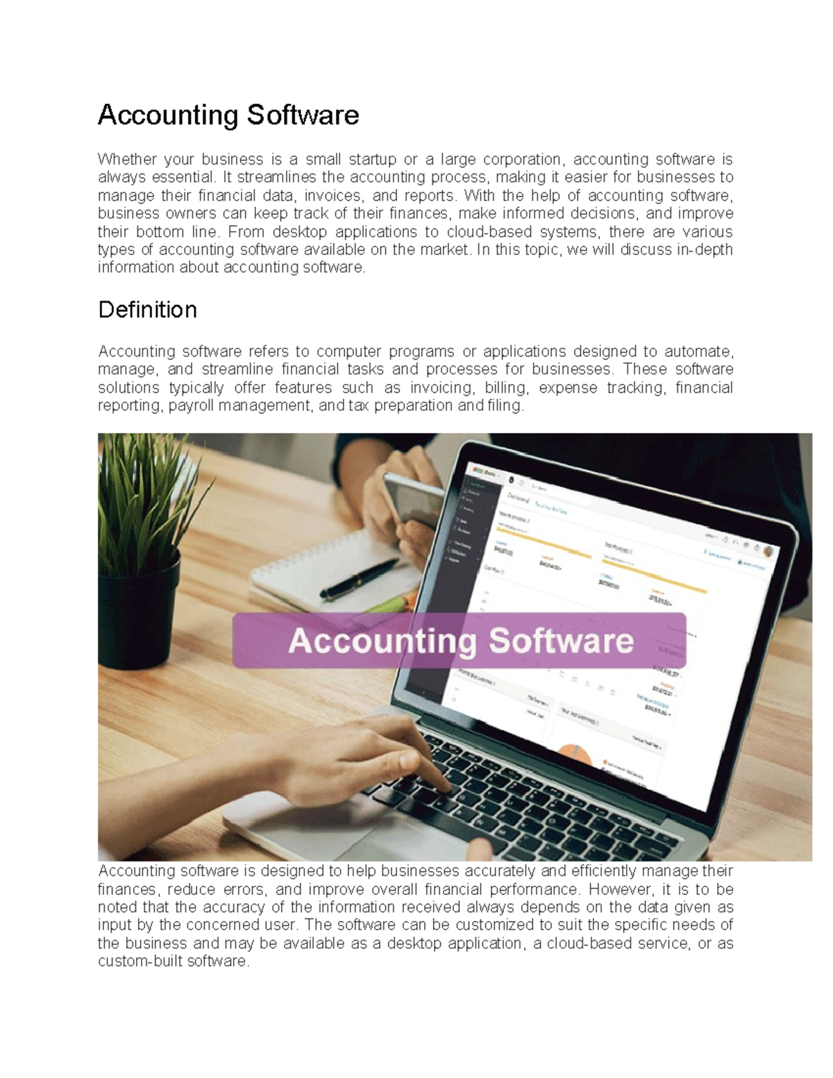 Accounting Software software - Accounting Software Whether your ...