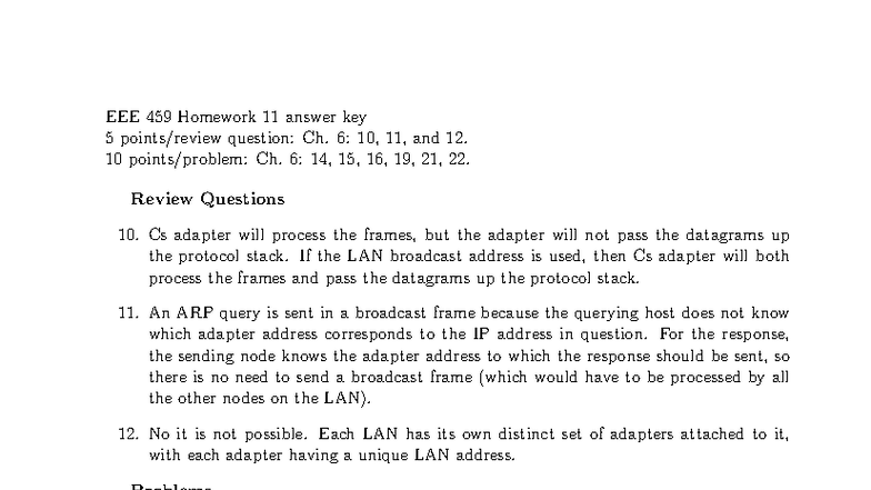 459 Homework 11 Answer Key: Ch. 6 Review Questions & Problems - Studocu
