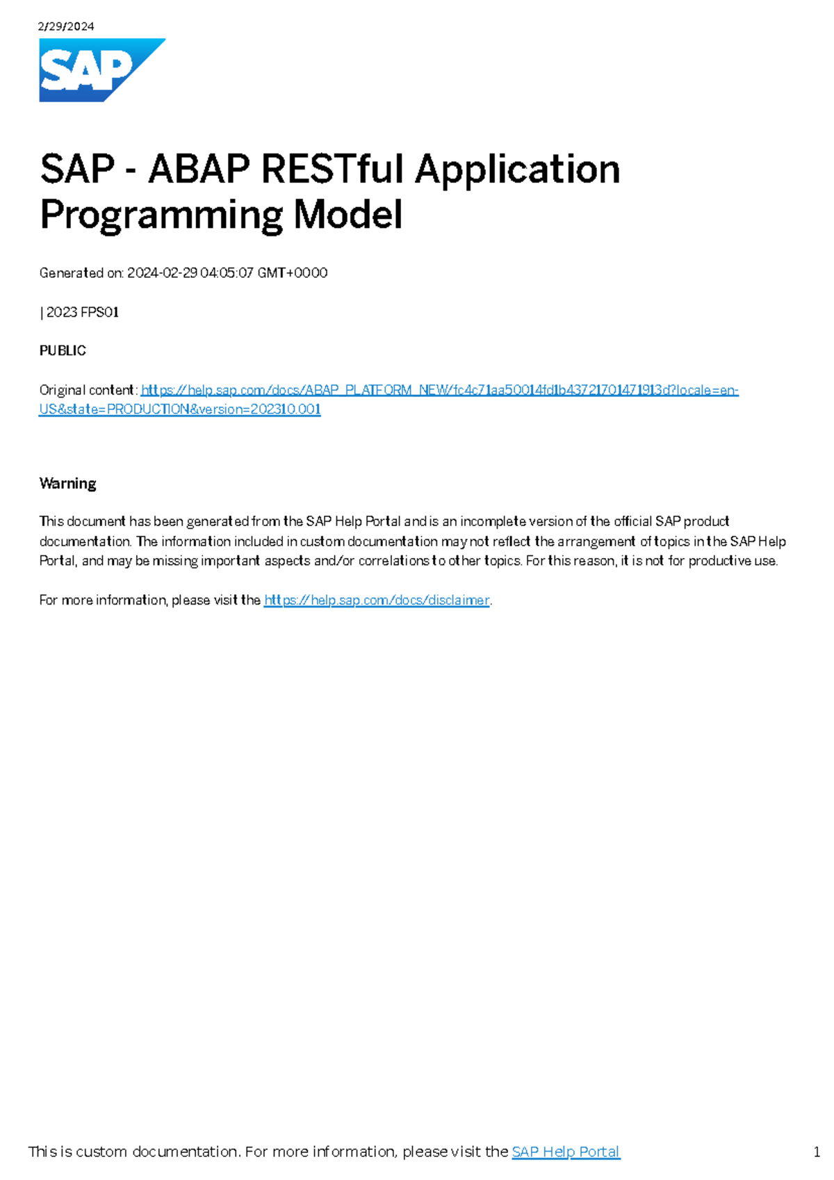 BTP RAP 7 Reuse - Understanding SAP ABAP RESTful Application Models ...
