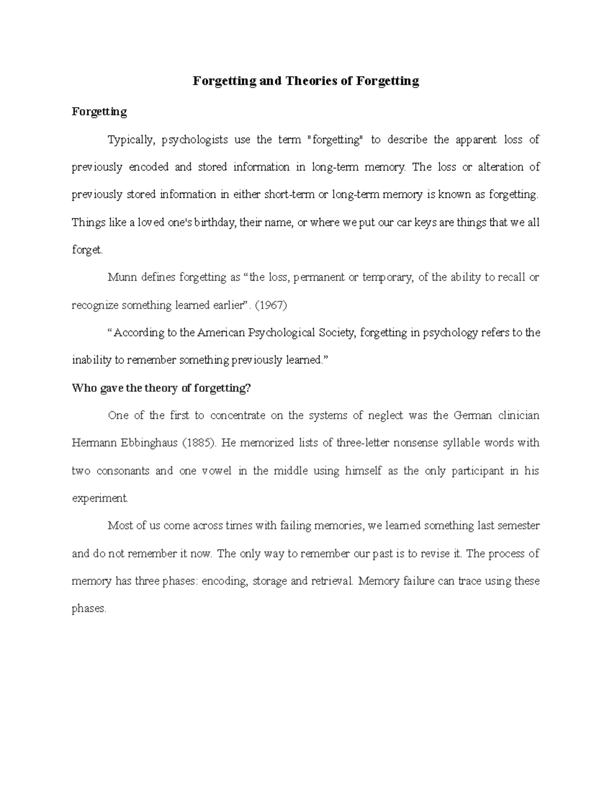 SP25 HUM122 Assignment 4: Stages of Cognitive Development Explained ...