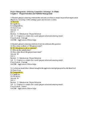 Project Management (PM5) Chapter 4: Leadership Insights and Solutions ...