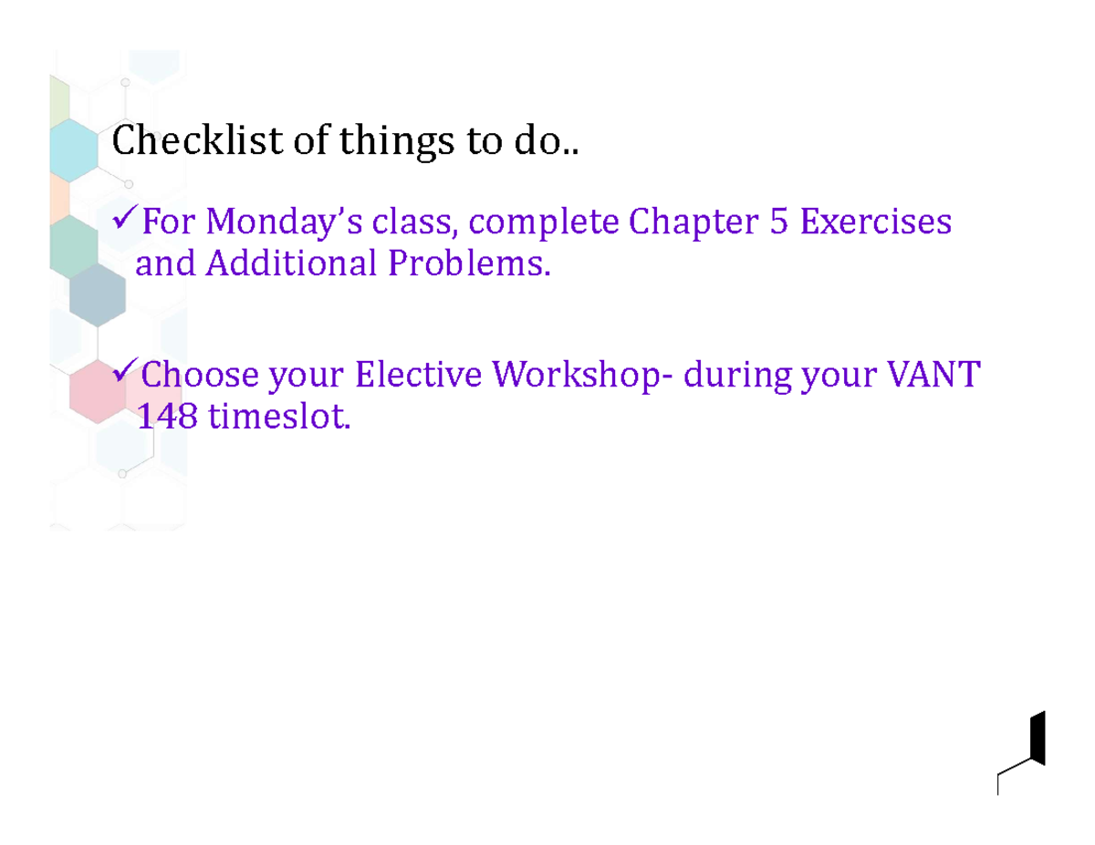 Lecture+14 Slides - inorganic chemistry11 - Checklist of things to do ...