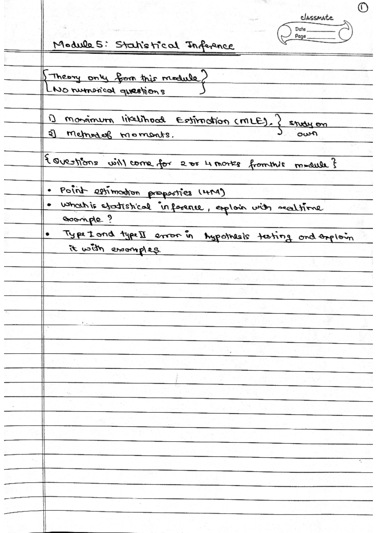 QA Module-5&6 Statistical Inference: Hypothesis Testing Techniques and ...