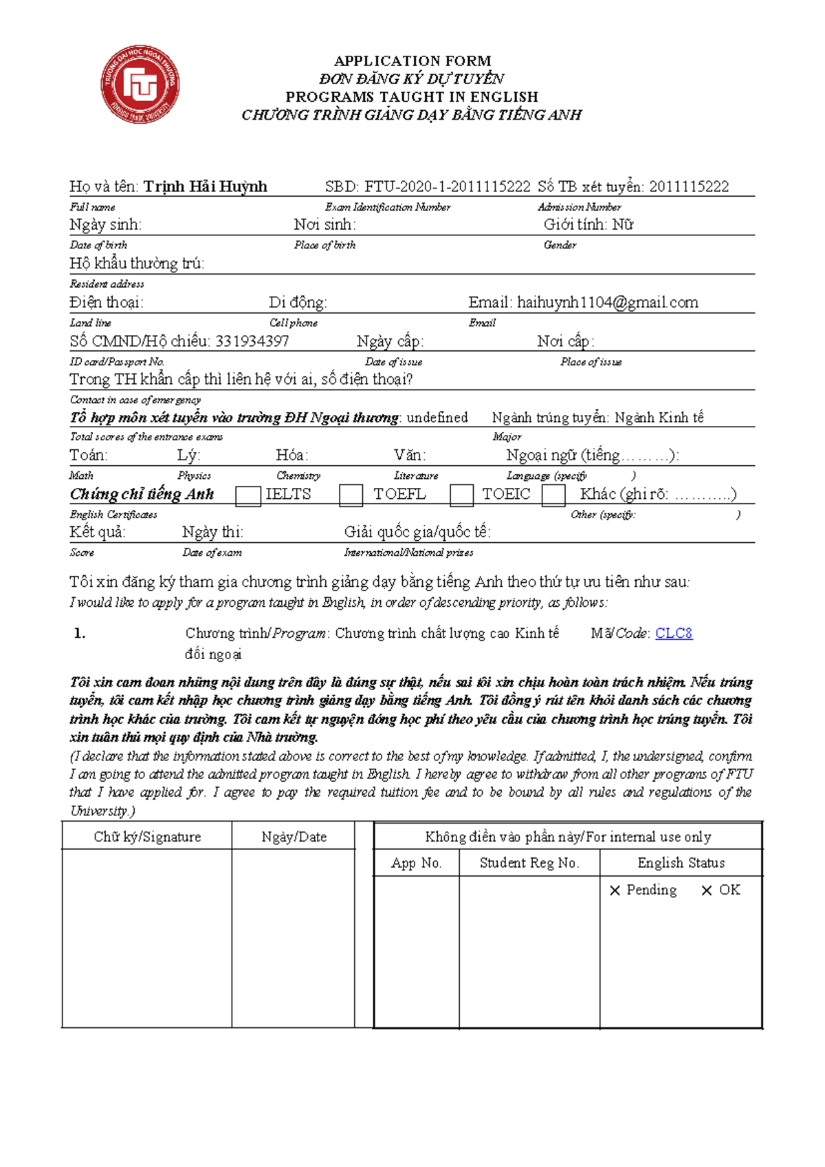 TC I B FTU-2020-1-2011 115222 5f0df506f6f2c967ef6f42db - APPLICATION ...