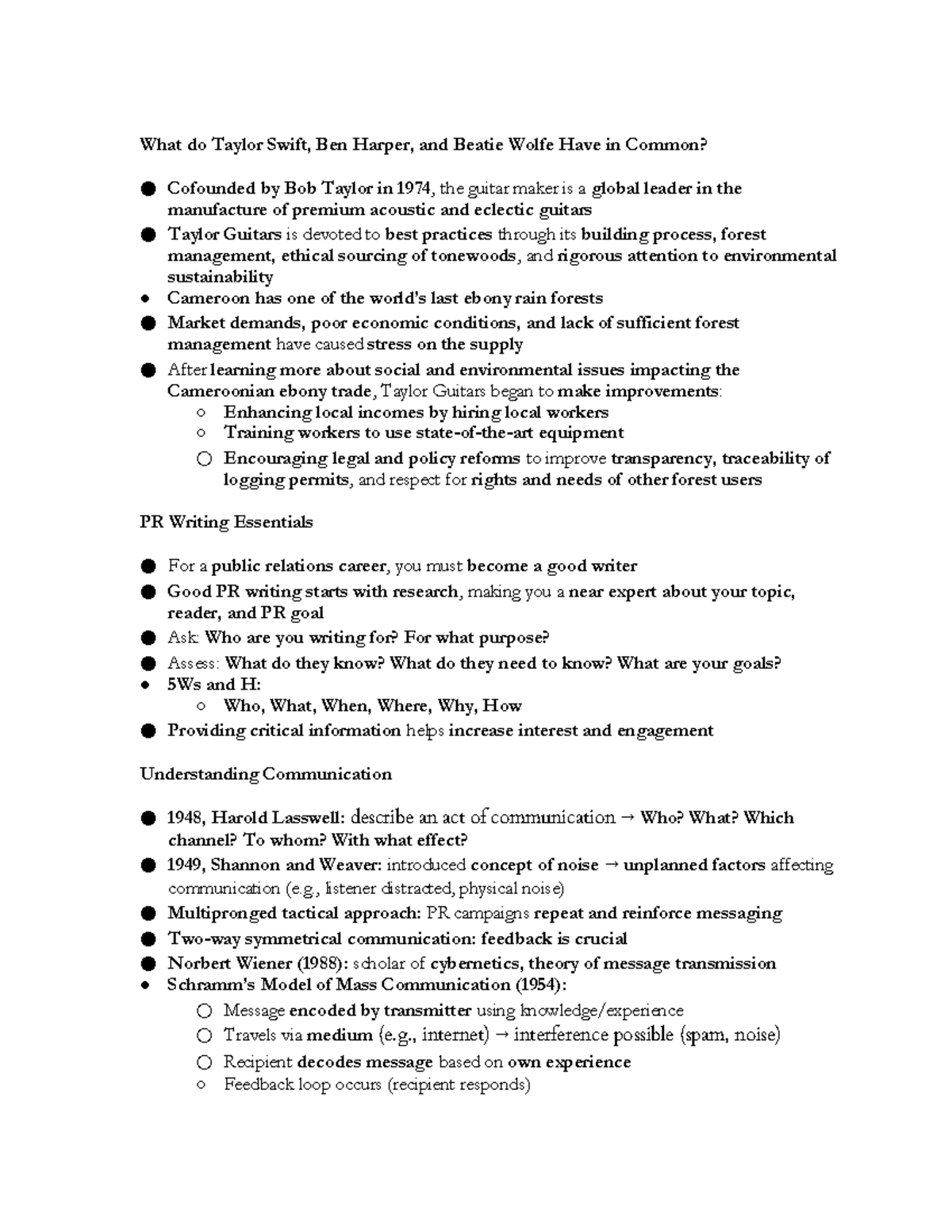 Public Relations Writing Essentials: Strategies for PR Success - Studocu