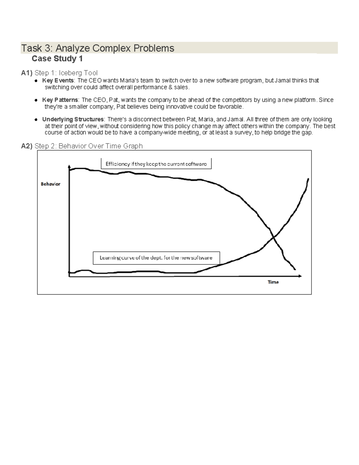 D372 Task 3: Analyze Complex Problems Case Study Insights - Studocu