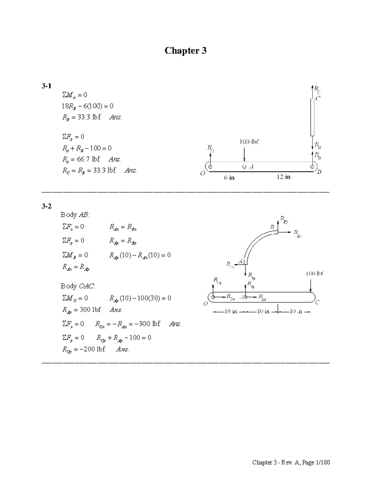 Chapter 3 Solutions - Detailed Answers for Homework Problems - Studocu