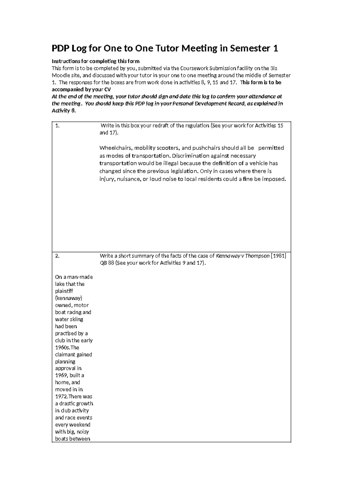 3ls PDP log 2022 - pdp - PDP Log for One to One Tutor Meeting in ...