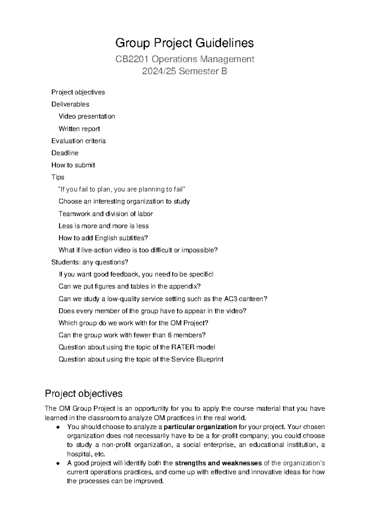 CB2201 2024B – Group Project Guidelines - Group Project Guidelines ...