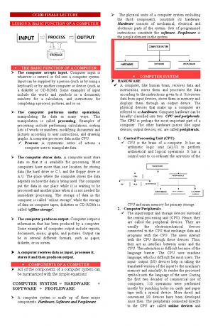 IT 101: Topic 1 Lecture & Reviewer - Understanding Information ...