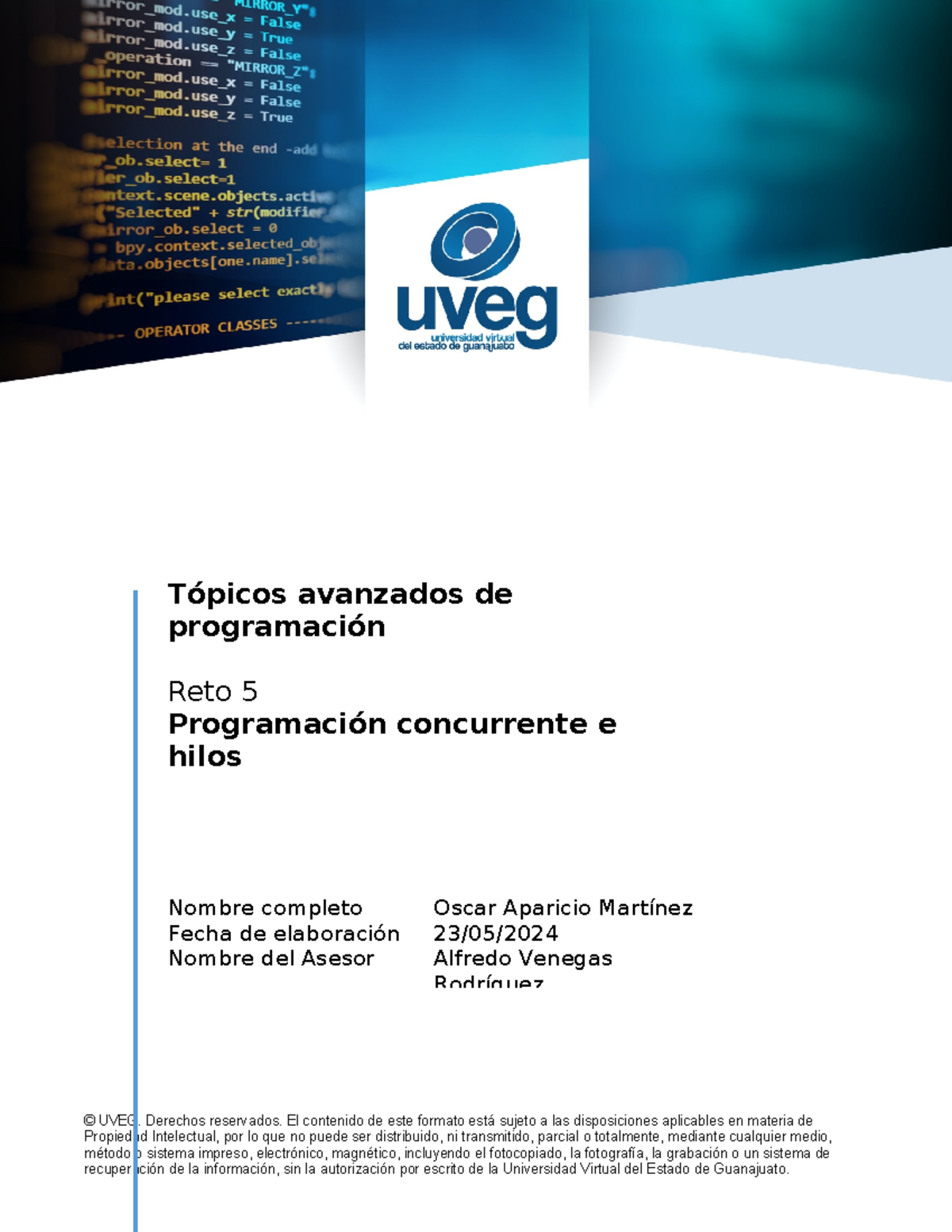 R5 U3 - Tarea: Simulación de Carrera Atlética en Java y Hilos - Document Preview