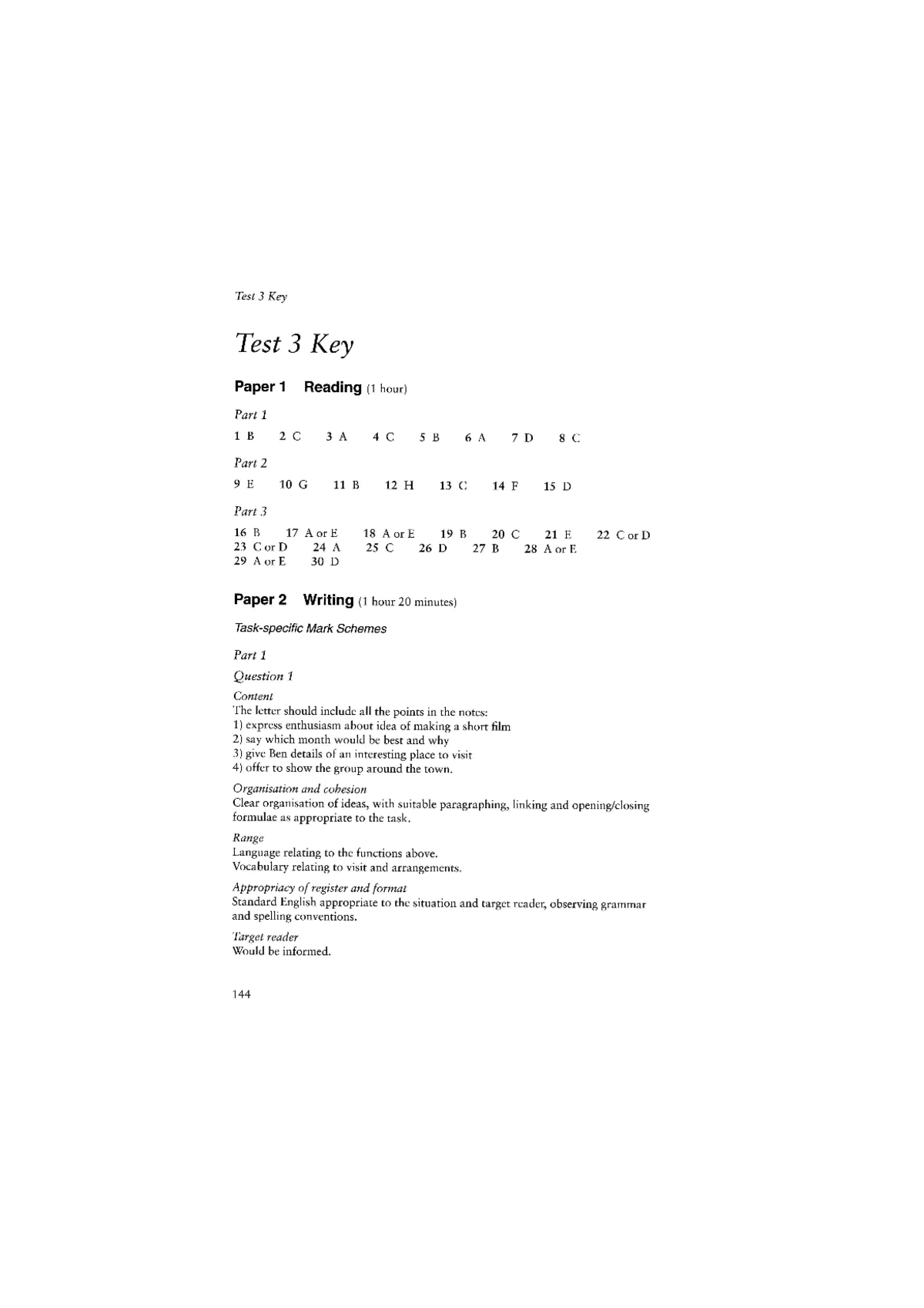 Test 3 Key - Bài Tập Ghi Chép Chi Tiết - Studocu