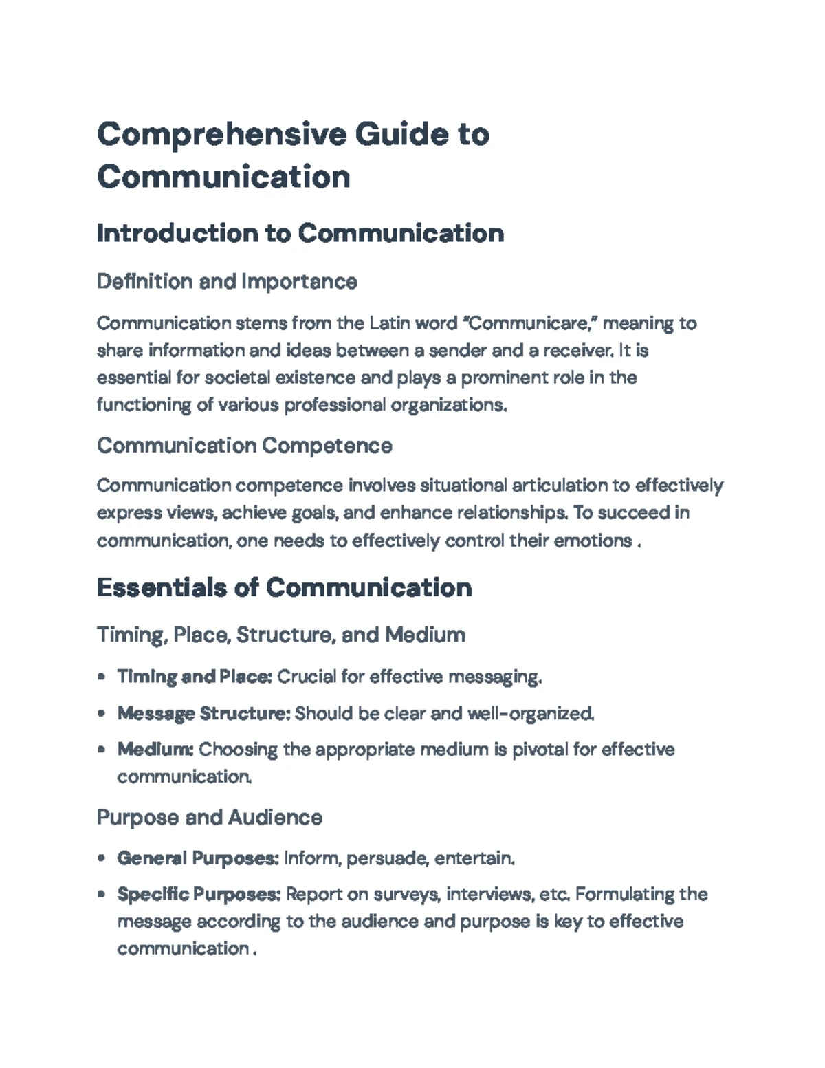 Effective Communication Skills: Understanding and Mastery Analysis ...