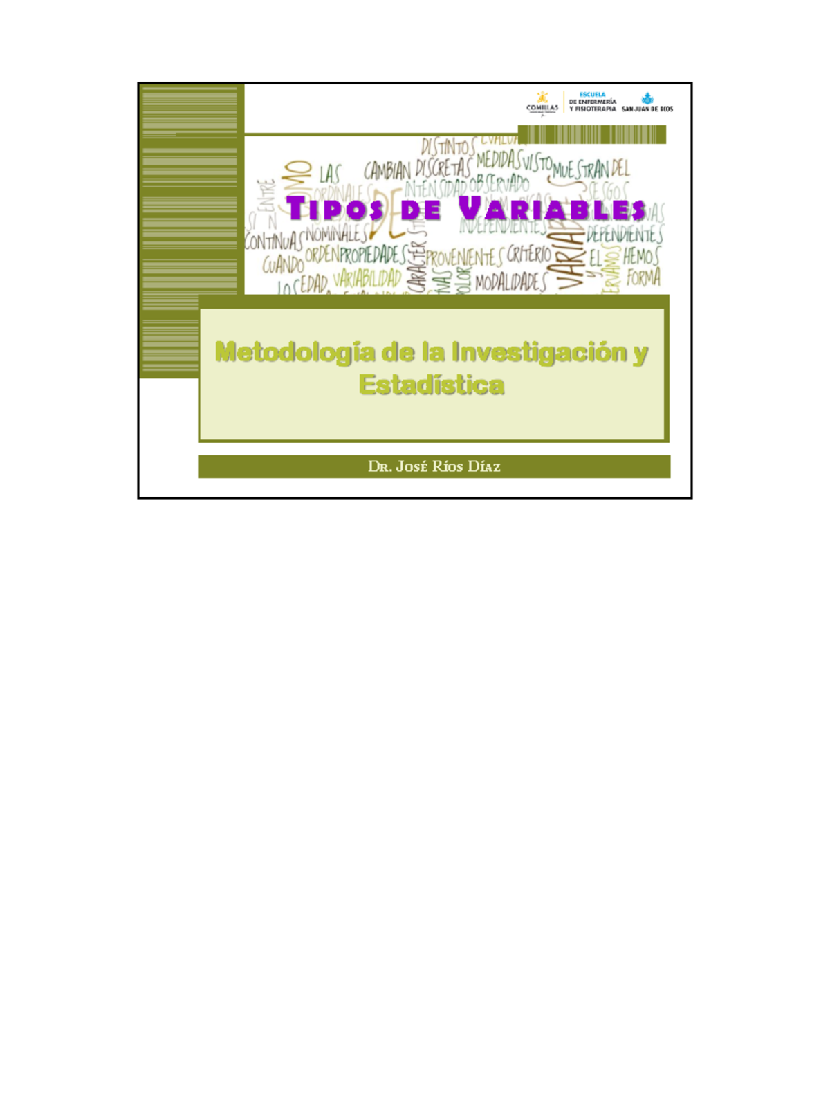 03 Tipos Variables - Ytfhgvhg - T I P O S D E V A R I A B L E S DR ...