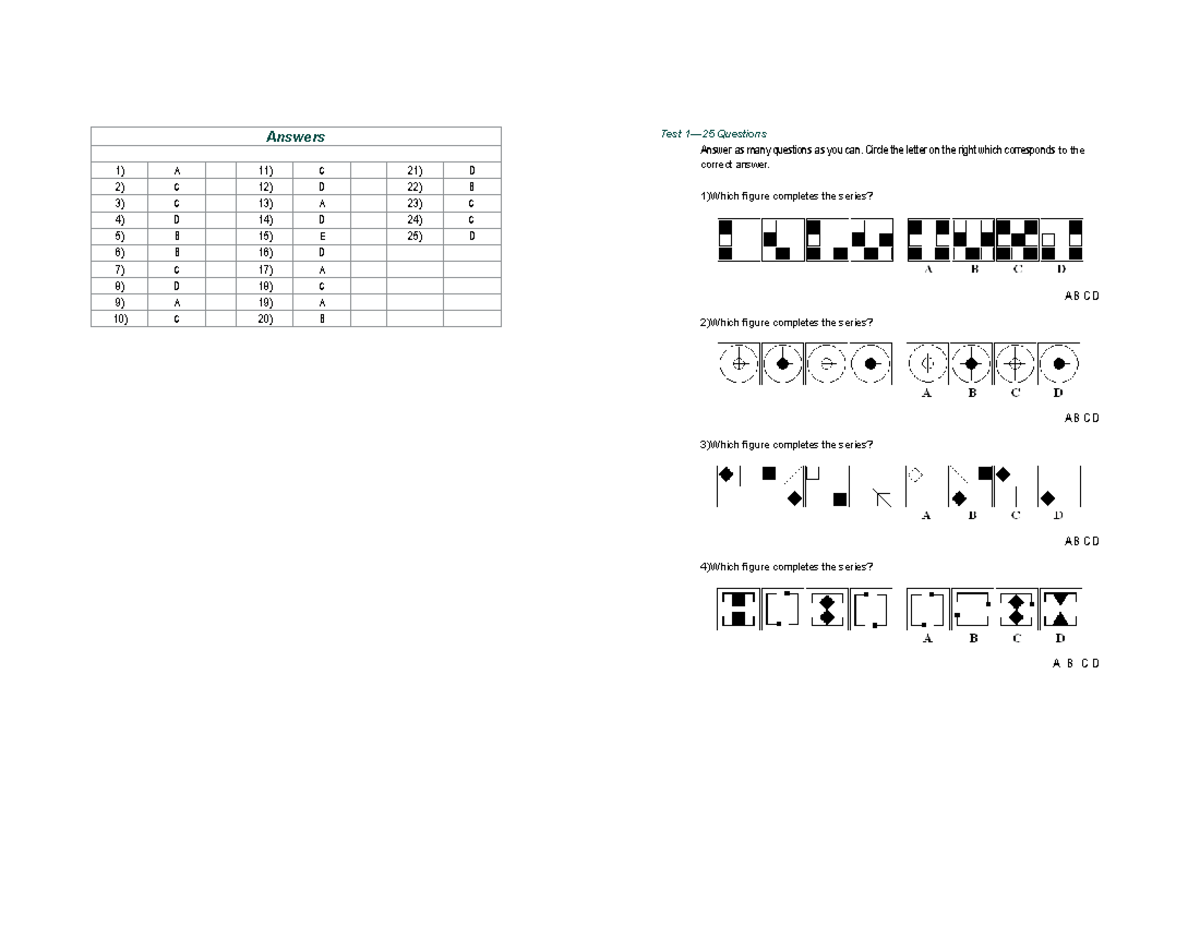 472587039 Abstract Reasoning Practice Test Answers - Studocu