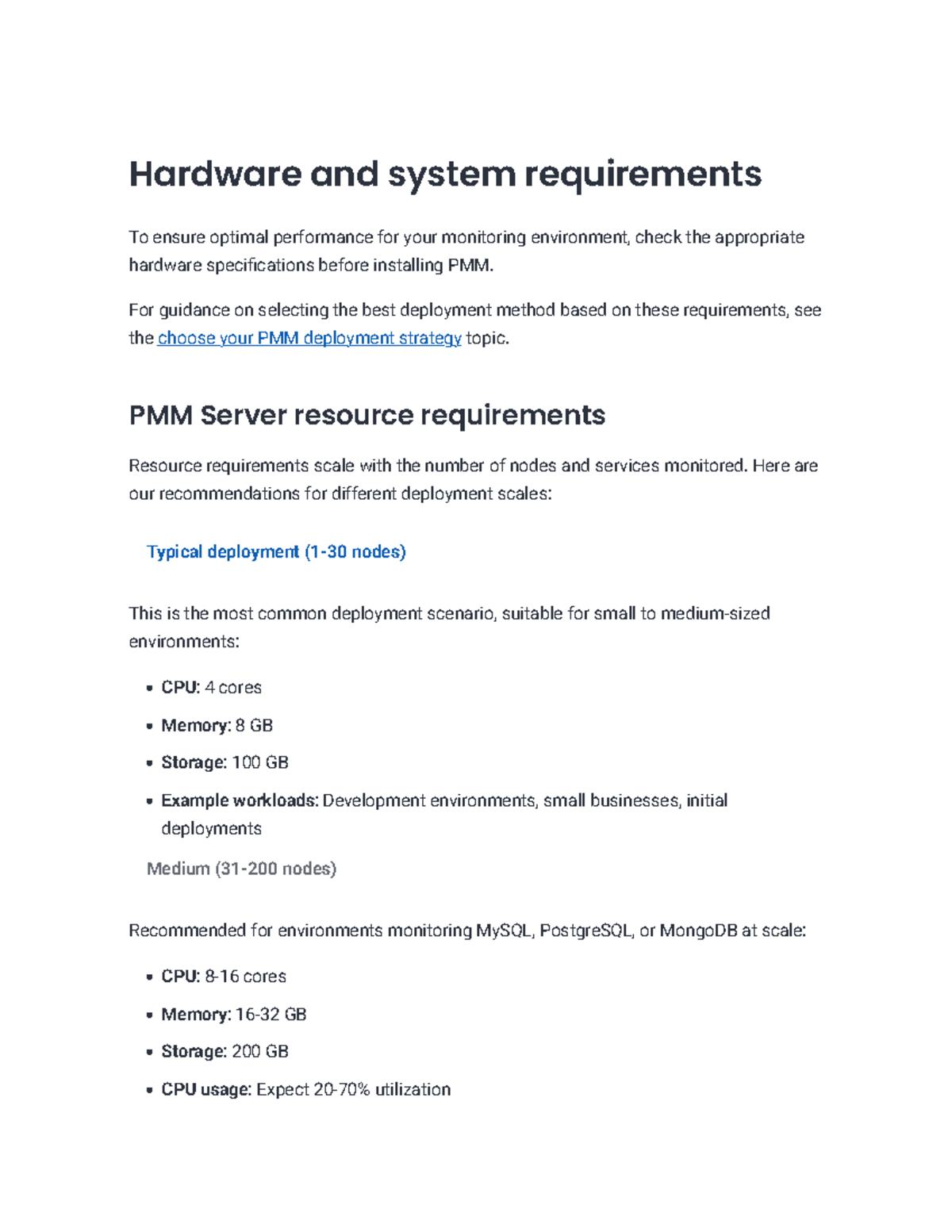 PMM Hardware & System Requirements for Optimal Performance - Studocu