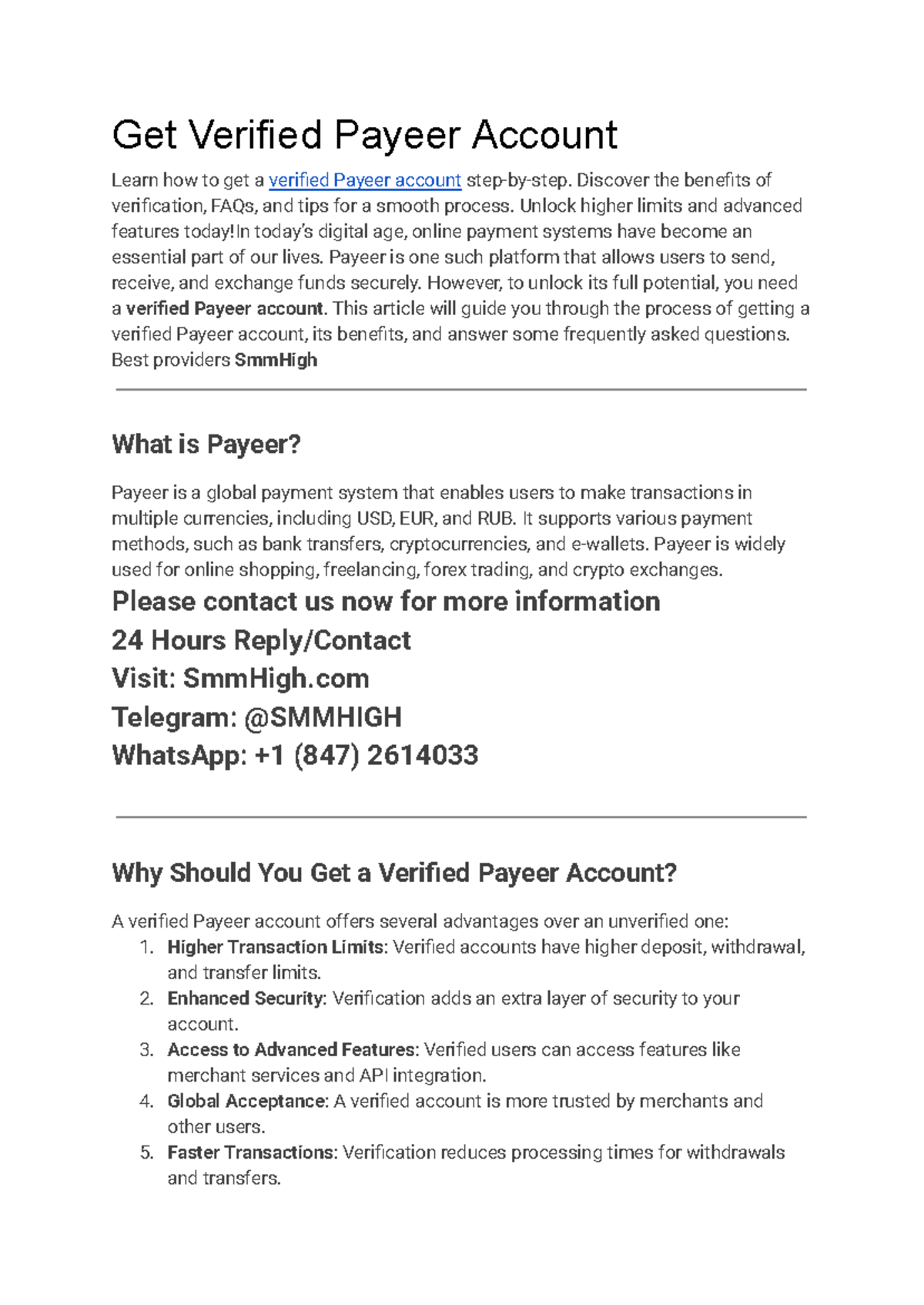 Payeer Account Verification Guide: Step-by-Step Process & Benefits - Studocu