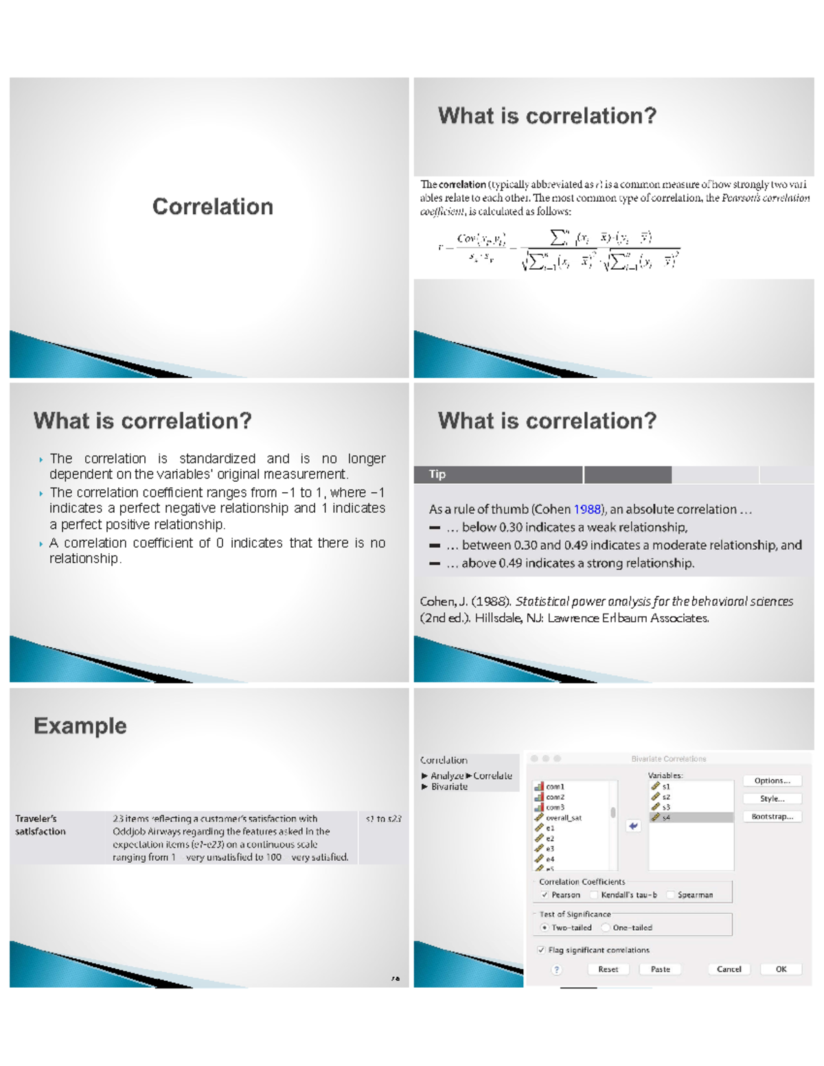 Statistical Correlation Coefficient Analysis - 9 - Studocu