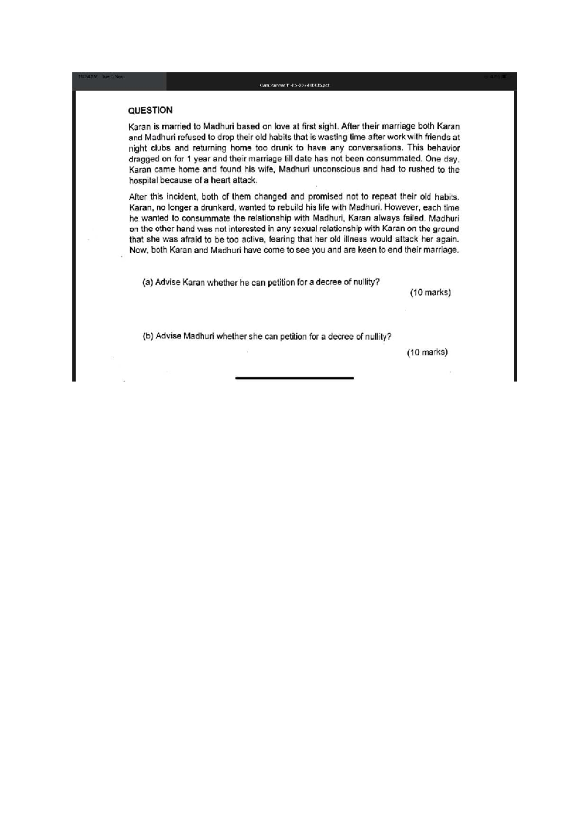 Family Law Tuto: Case Analysis on Marriage Nullity and Custody Rights ...