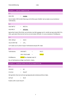 Problemregning fp9 2020 maj - Navn: Ava Godtkjær Schultz FP9 Maj 2020 ...