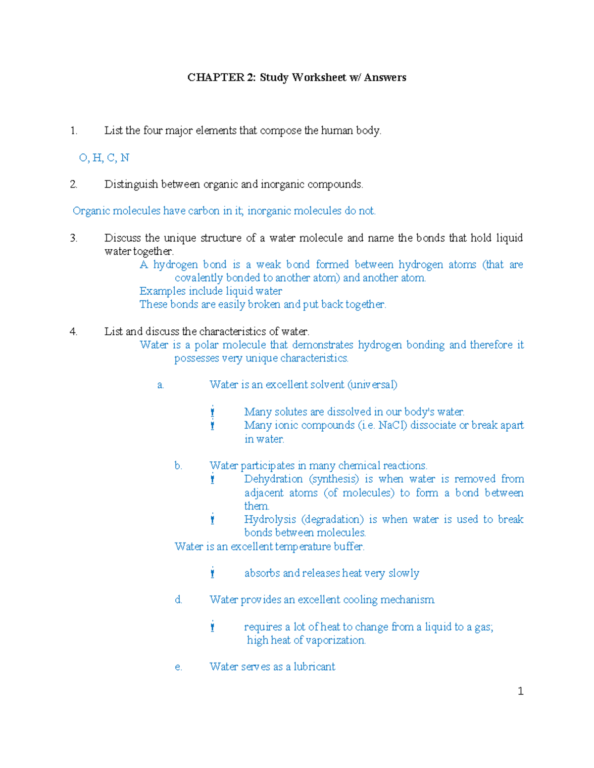 Ch2wkst-answers - physics - CHAPTER 2: Study Worksheet w/ Answers List ...