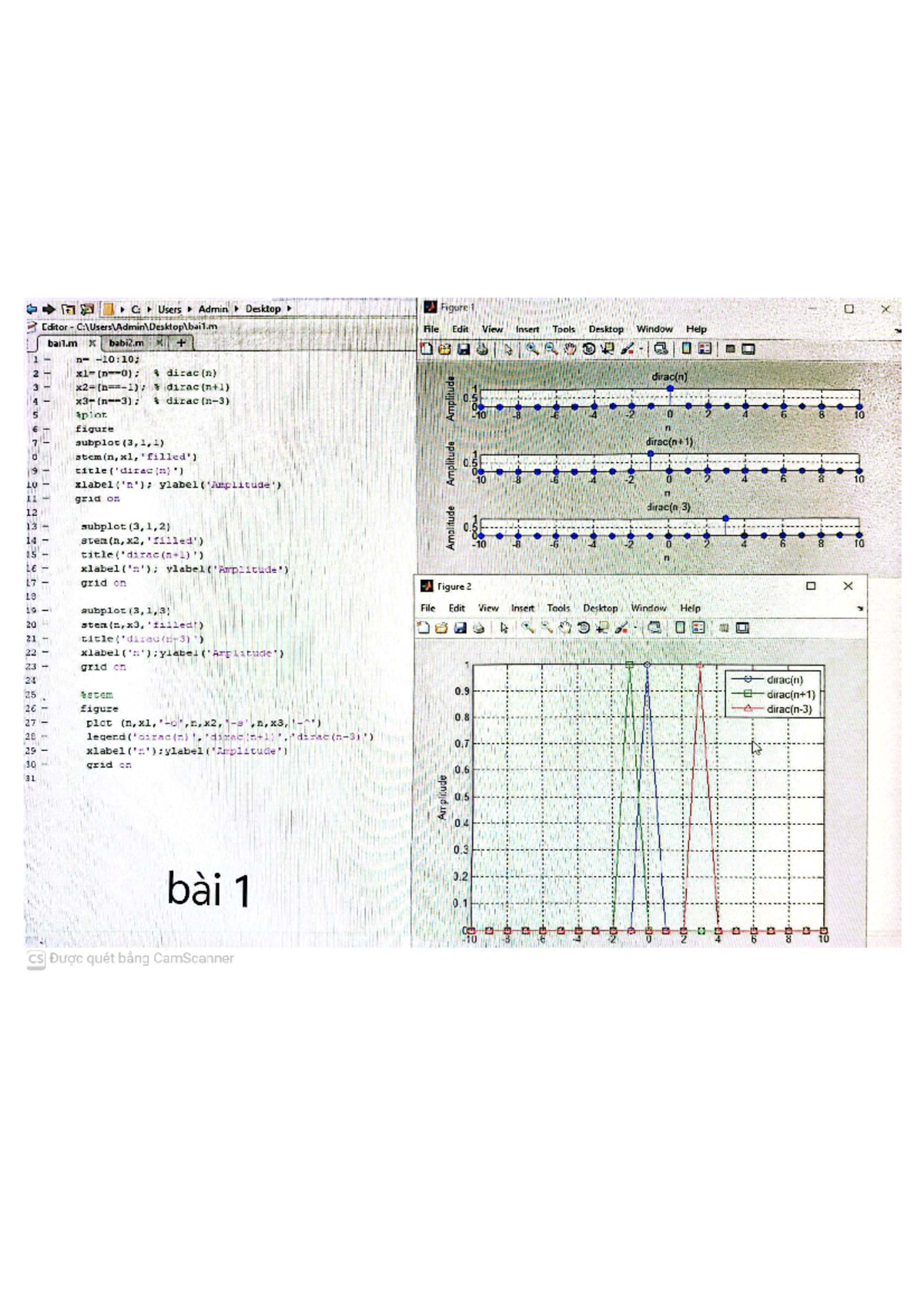 CS Final Exam: MATLAB Signal Processing Functions and Plots - Studocu