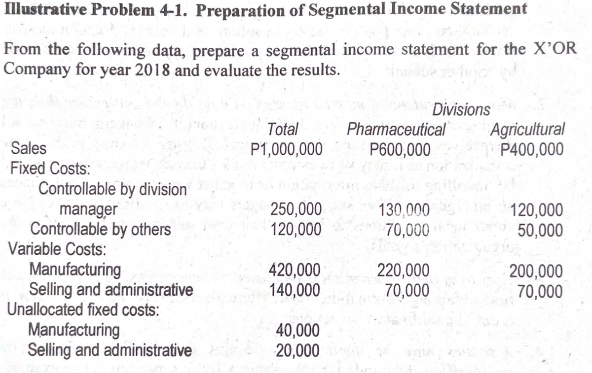 Chapter 9: Segmental Income Statement Analysis - Accounting Notes - Studocu