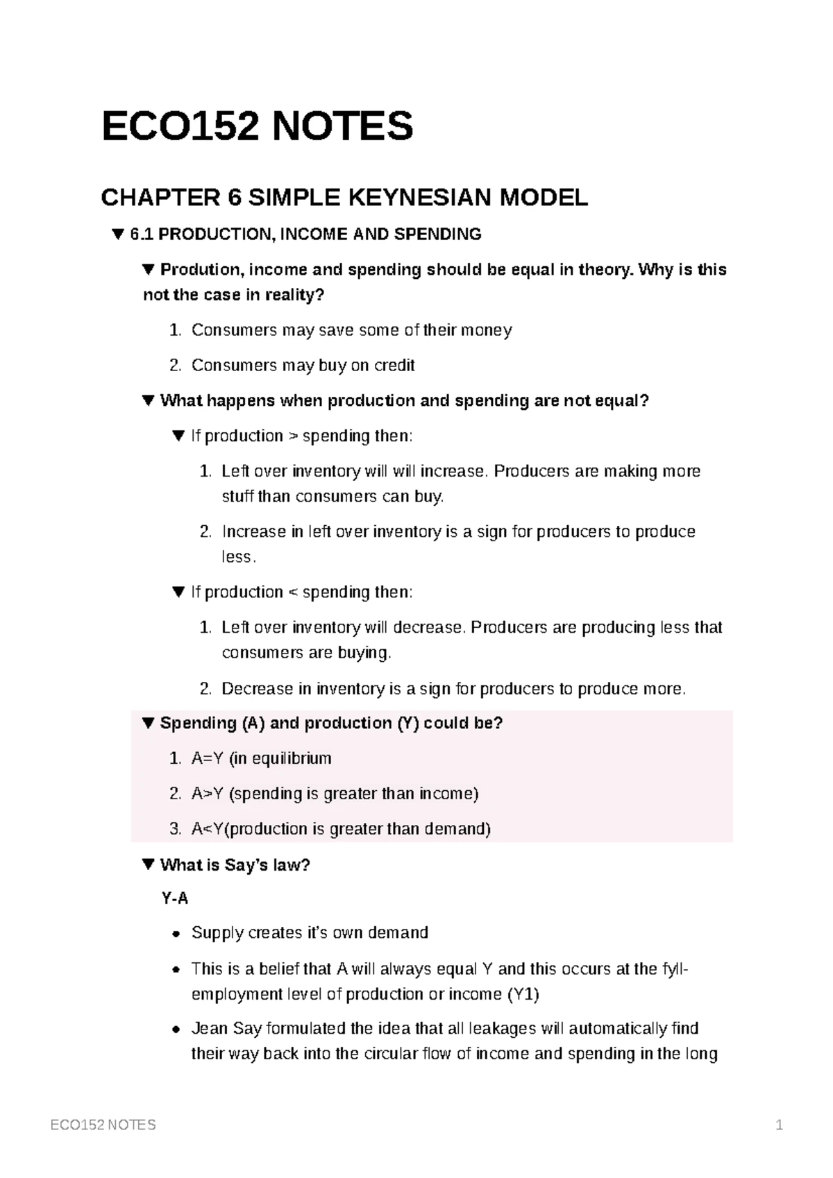 ECO ( Chapter 2) - Chapter 2 Money Anything that is generally accepted ...