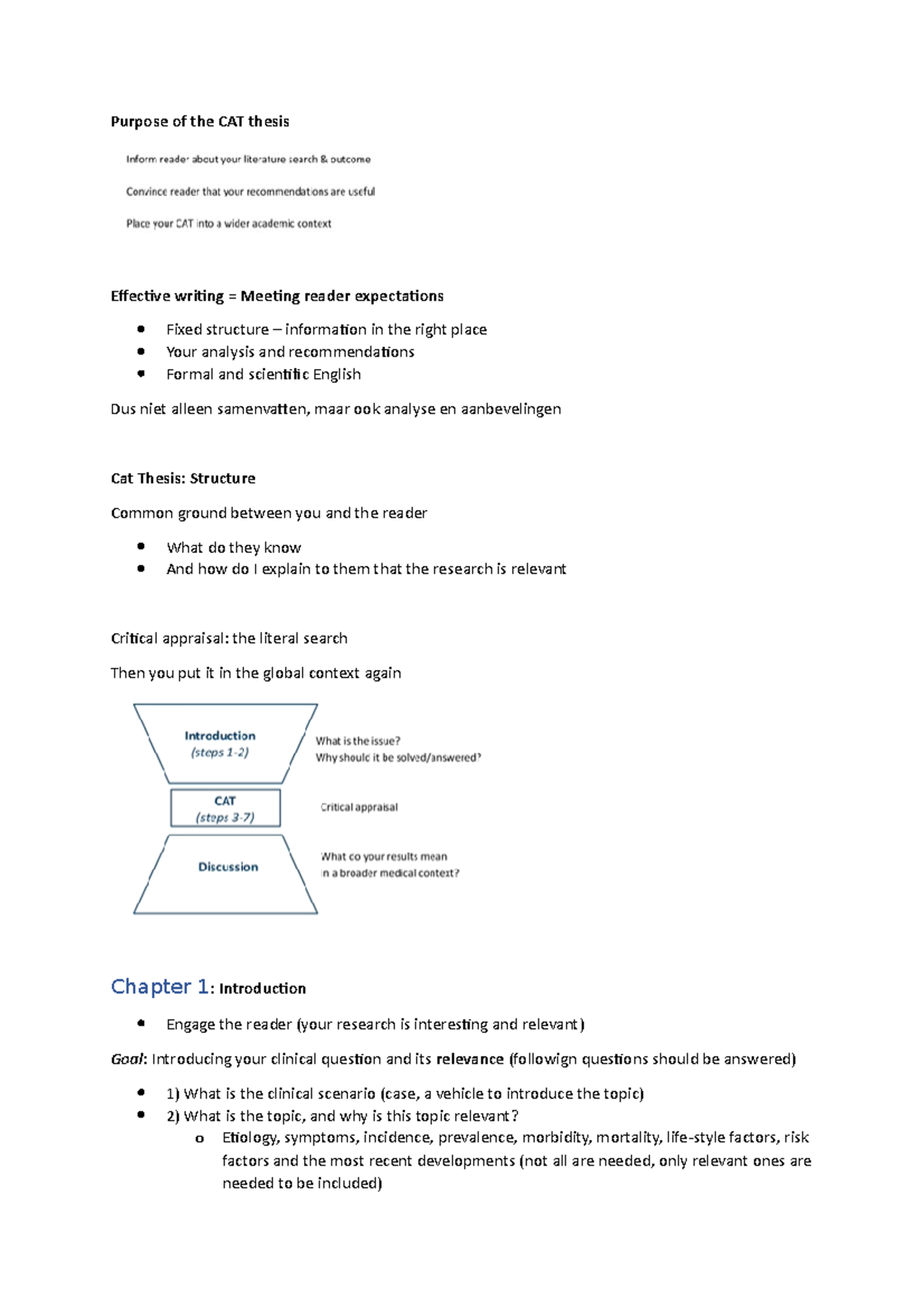 How to Write a CAT Thesis: Structure and Critical Appraisal Guidelines ...