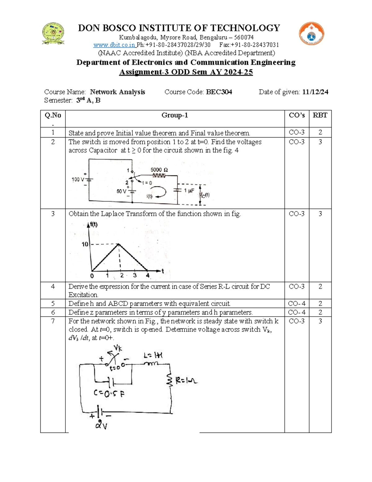 NA module 5 notes - Module 5 Two port Network parameters and Resonance ...